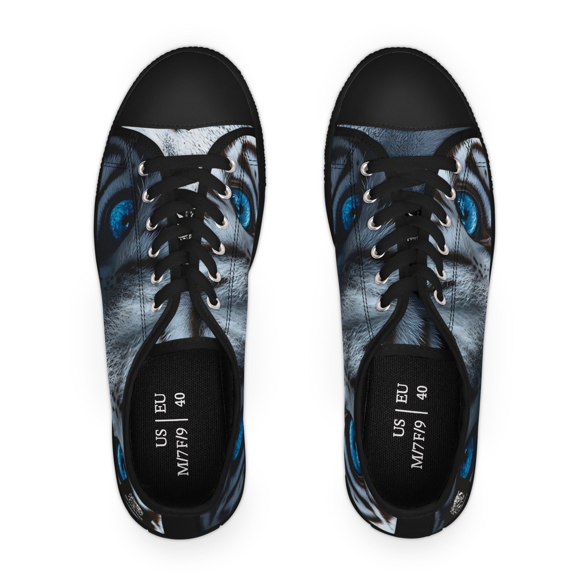 Primal Power Women's Low Top Sneakers - White Tiger (1st Edition) SETEPENRA Shoes.