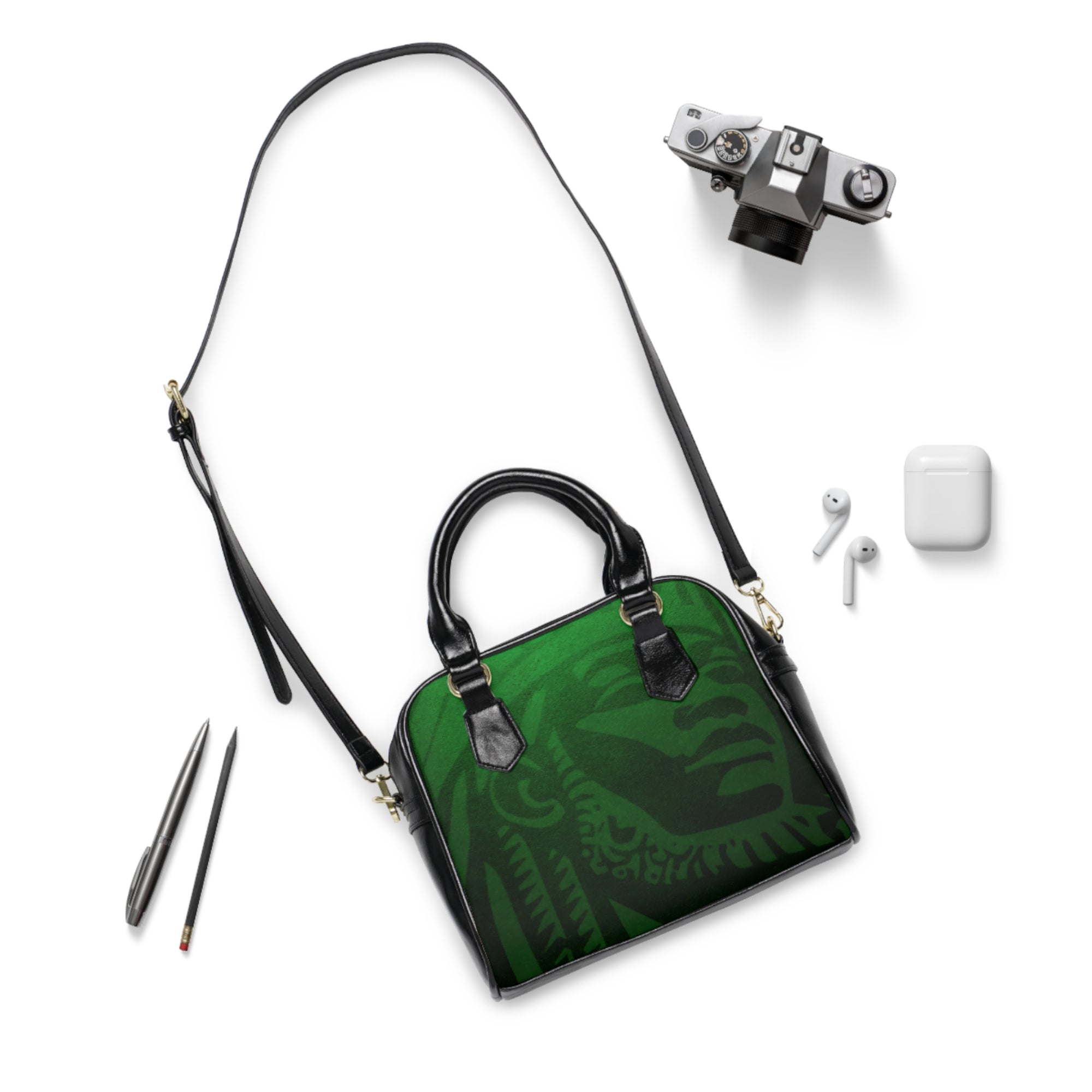 SETEPENRA Shoulder Handbag - Emerald SETEPENRA Bags.