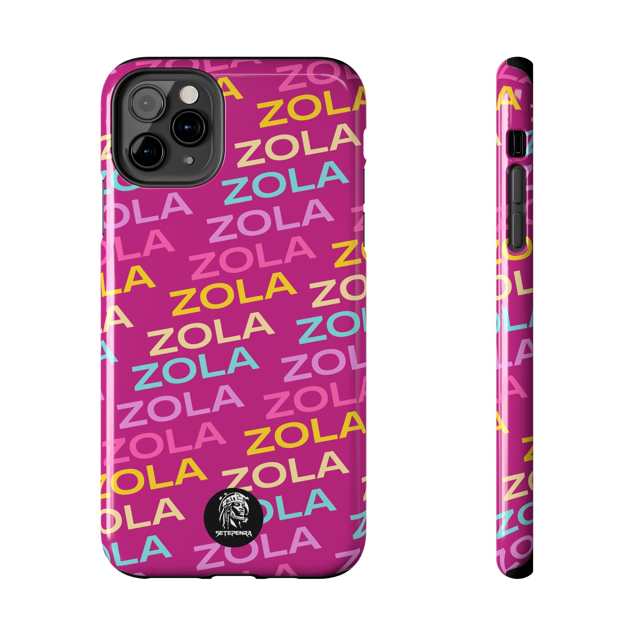 Zola Tough Phone Case (For iPhone, Galaxy & More) - Pink SETEPENRA Phone Case.