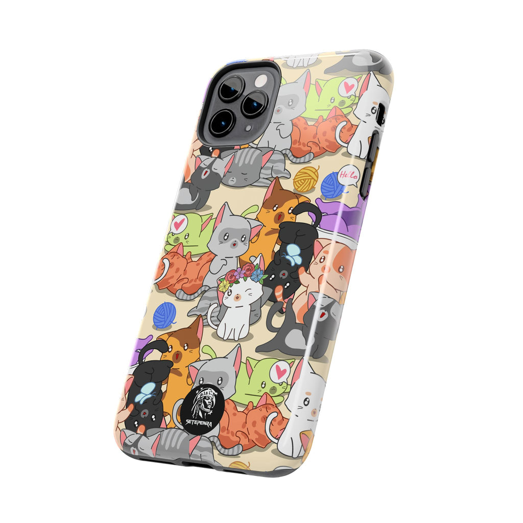 Cats A Lot Tough Phone Case (For iPhone, Galaxy & More)