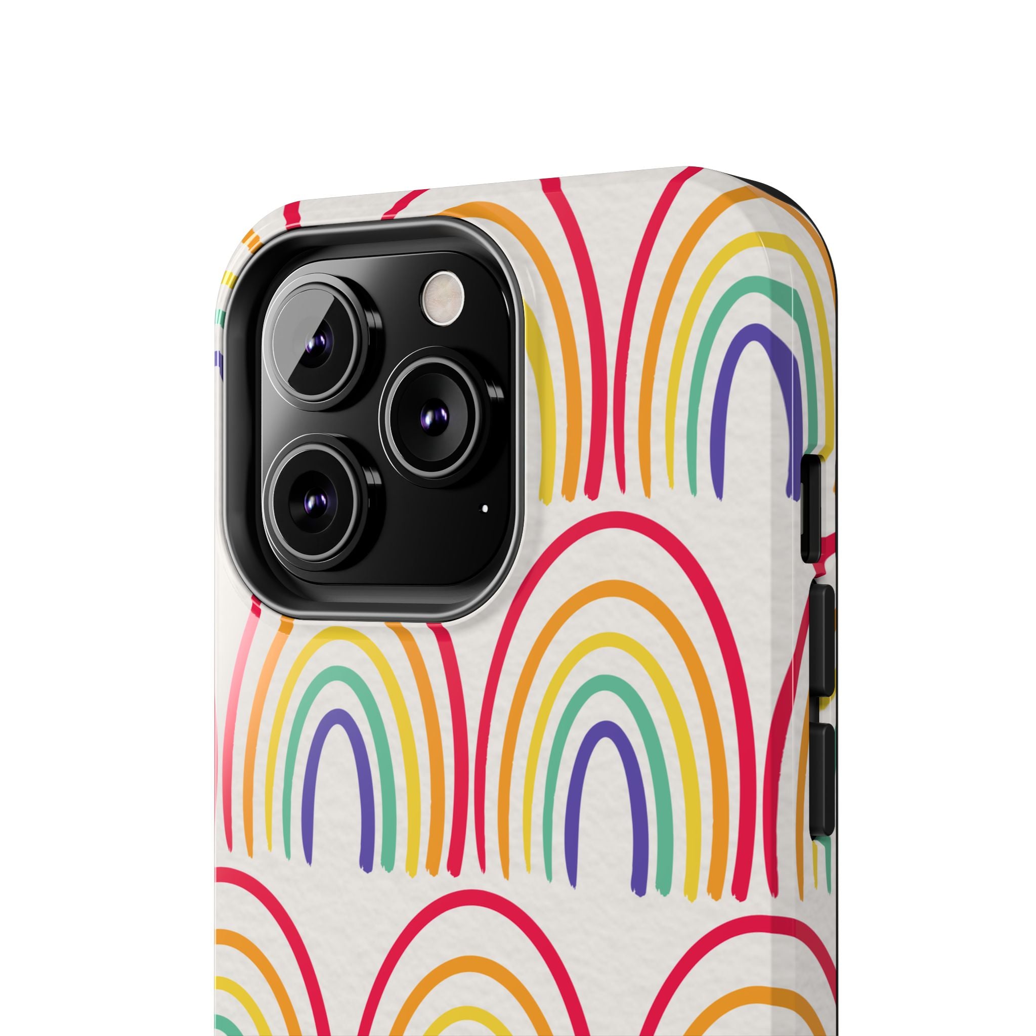 Retro Rainbow Tough Phone Case (For iPhone, Galaxy & More)