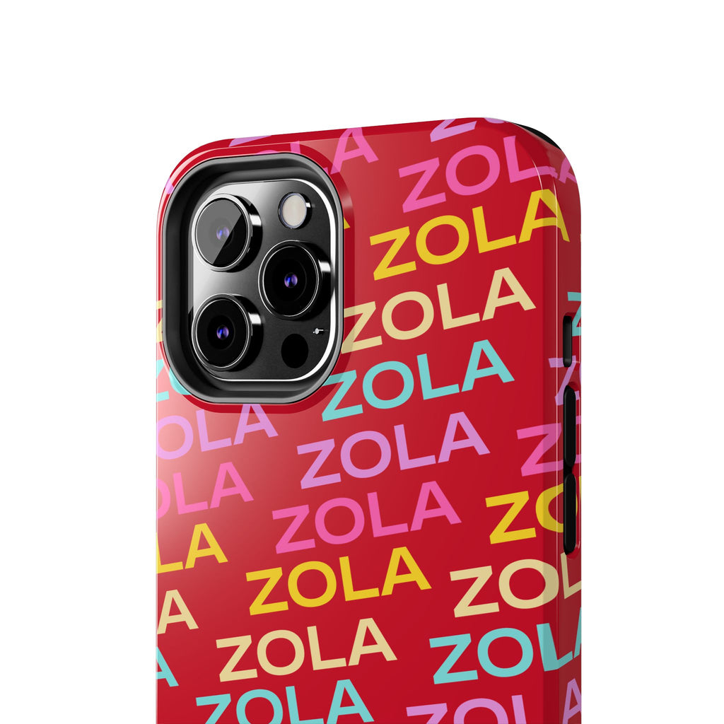 Zola Tough Phone Case (For iPhone, Galaxy & More) - Dark Red