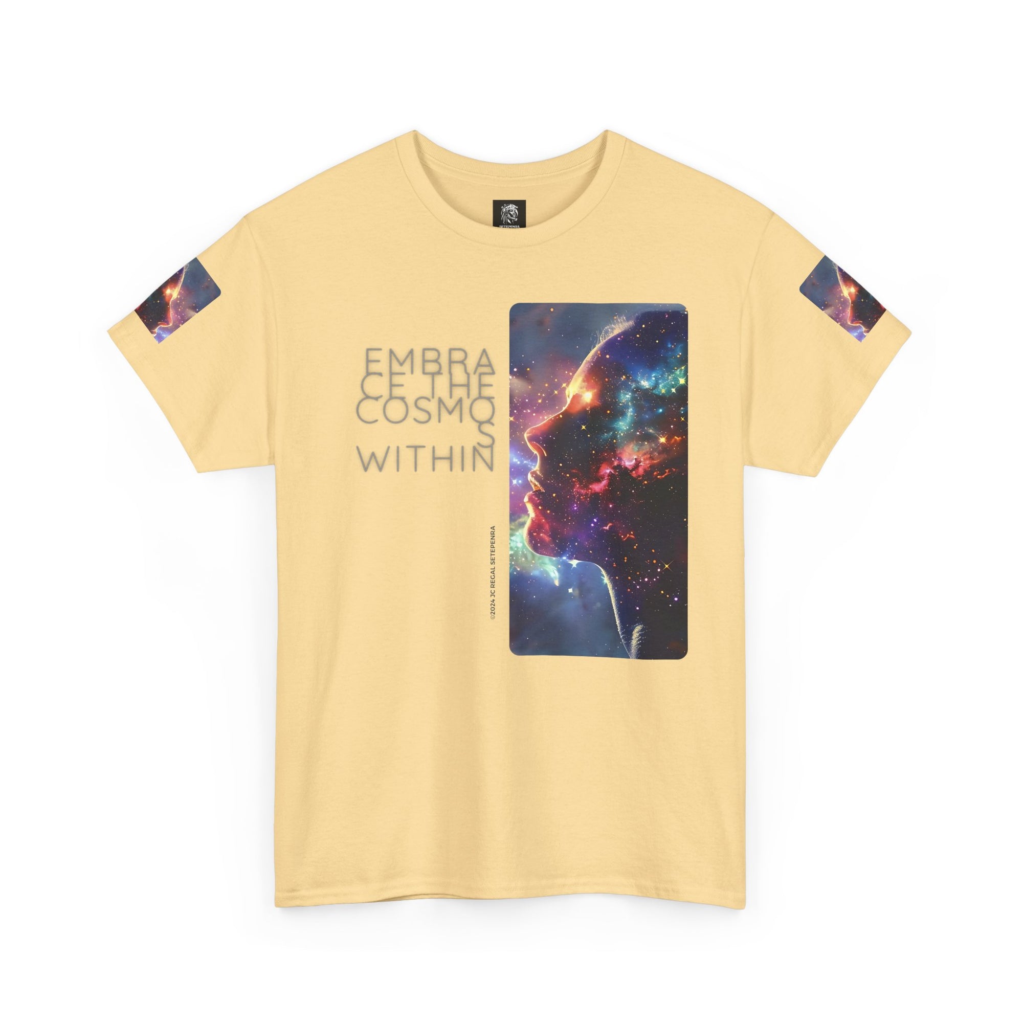 Embrace The Cosmos Within Unisex Heavy Cotton Tee