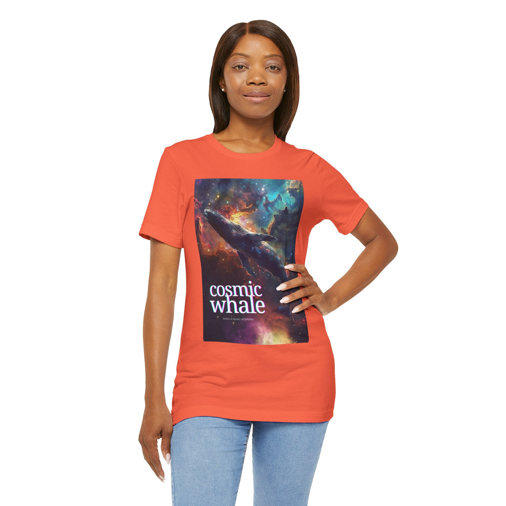 Cosmic Whale Unisex Jersey Short Sleeve Tee