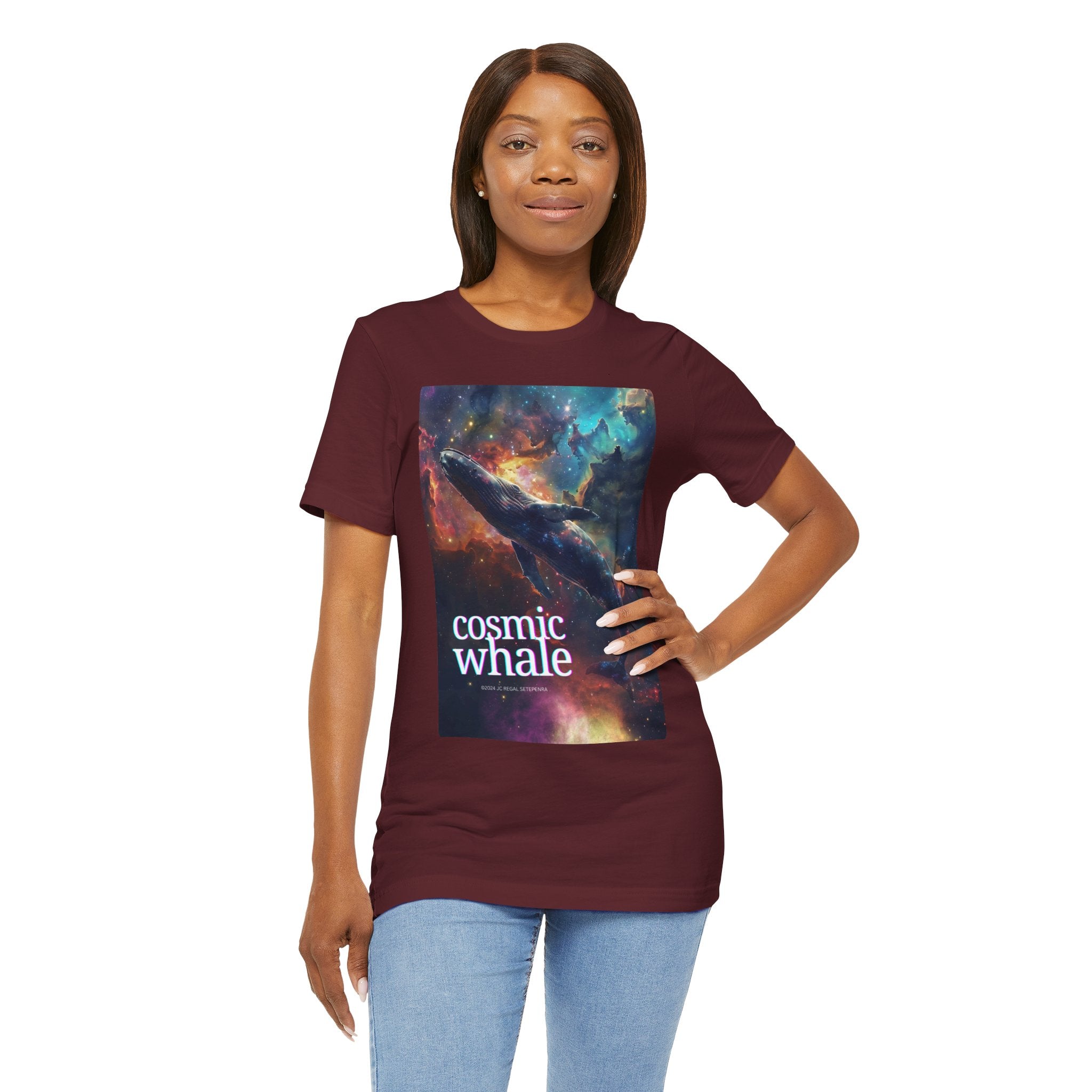 Cosmic Whale Unisex Jersey Short Sleeve Tee