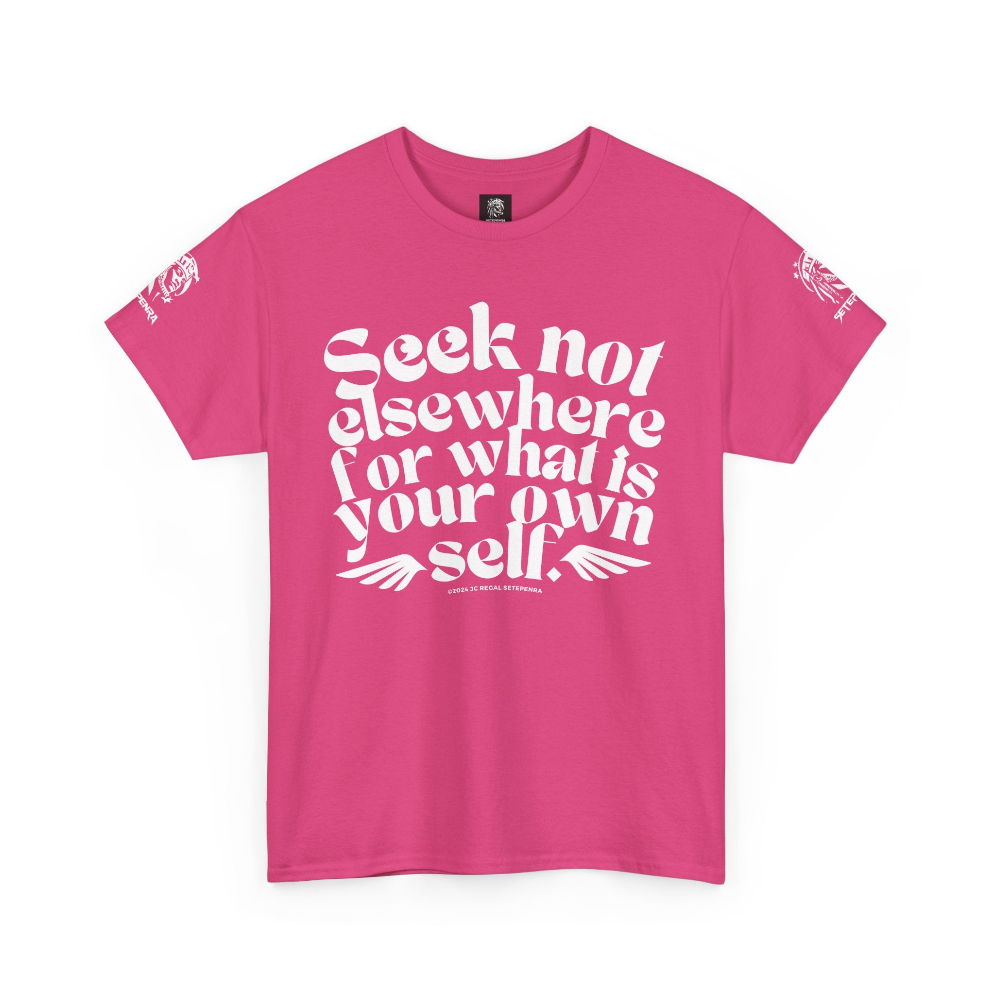 Seek Not Elsewhere Unisex Heavy Cotton Tee SETEPENRA T-Shirt.