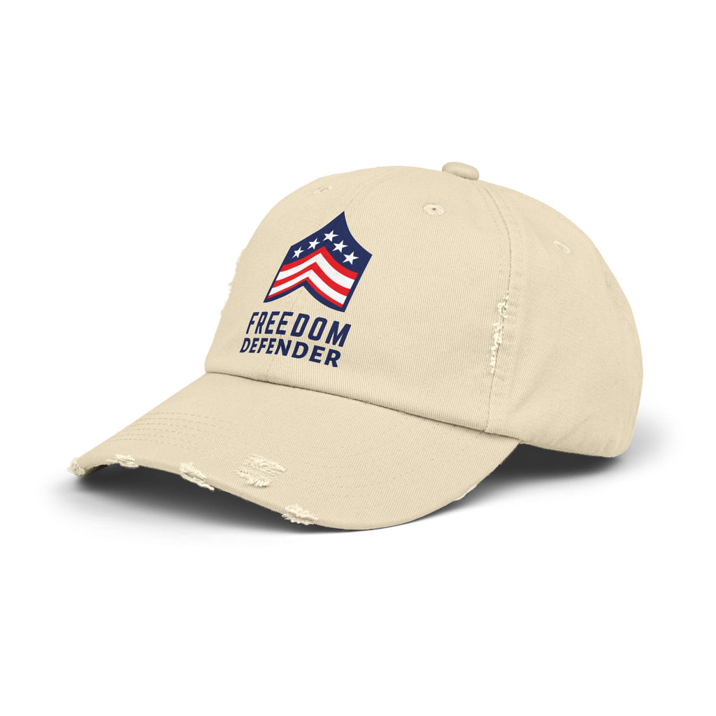 Freedom Defender Unisex Distressed Cap SETEPENRA Hats.