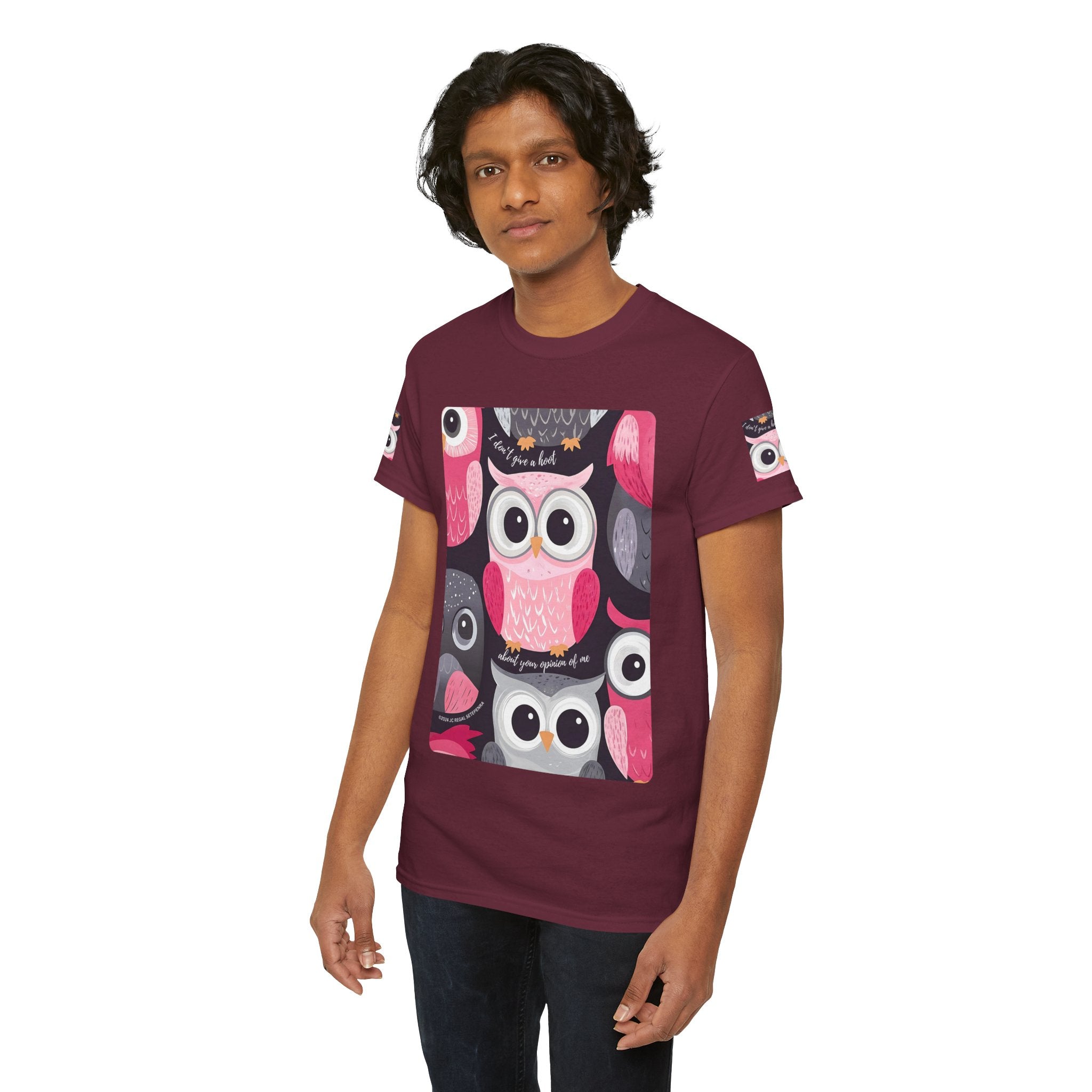 Don't Give A Hoot Unisex Heavy Cotton Tee