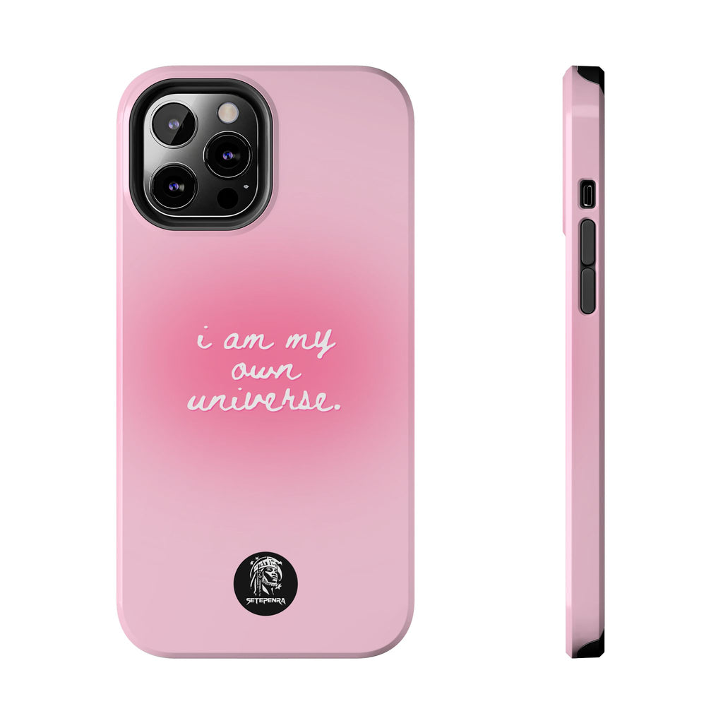 I Am My Own Universe Tough Phone Case (For iPhone, Galaxy & More) - Light Pink SETEPENRA Phone Case.