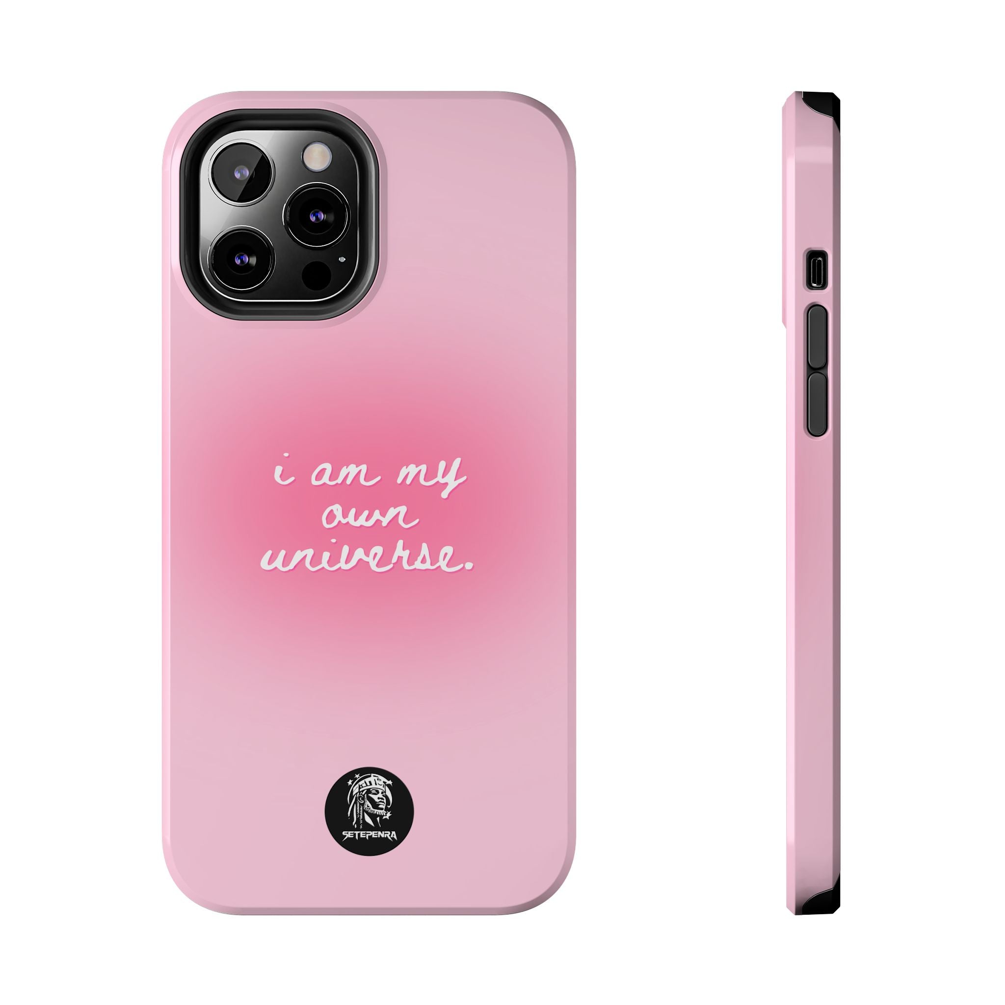 I Am My Own Universe Tough Phone Case (For iPhone, Galaxy & More) - Light Pink SETEPENRA Phone Case.