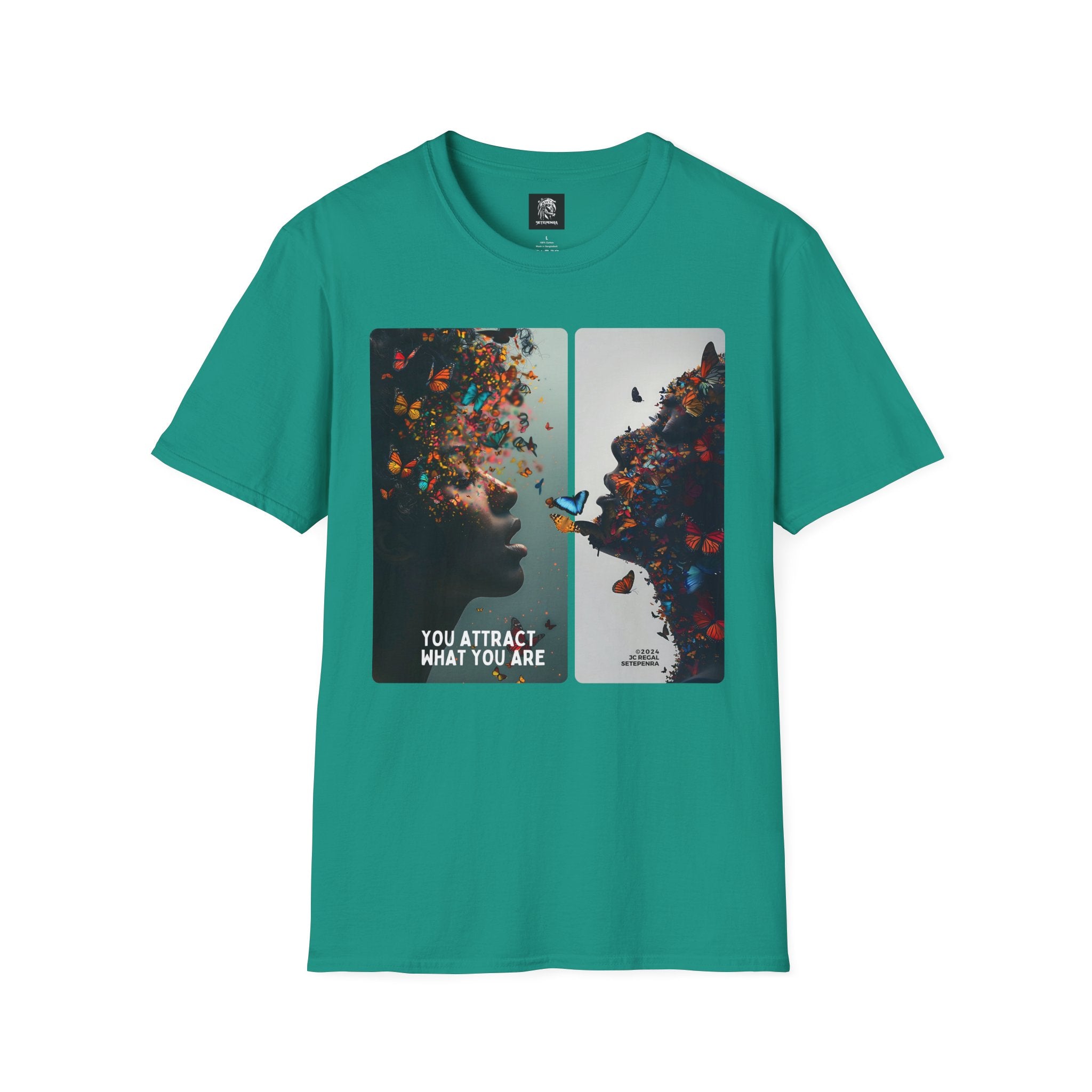 You Attract What You Are (2nd Edition) Unisex Softstyle T-Shirt SETEPENRA T-Shirt.