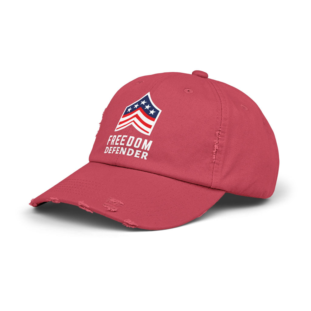 Freedom Defender Unisex Distressed Cap