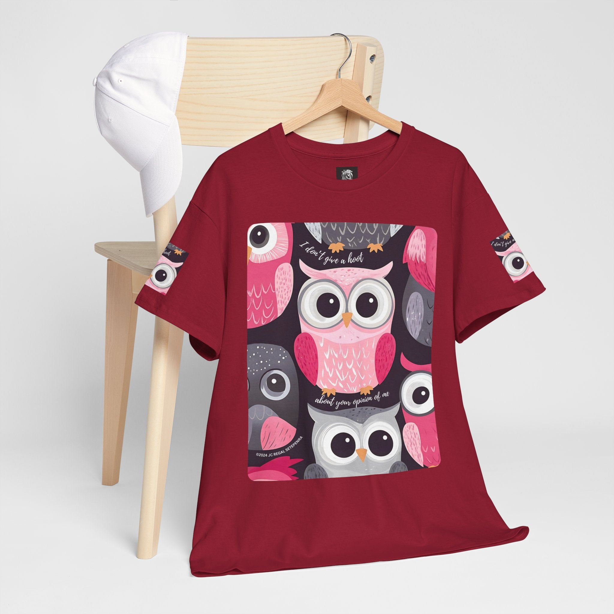 Don't Give A Hoot Unisex Heavy Cotton Tee