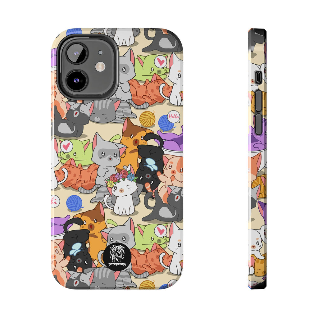 Cats A Lot Tough Phone Case (For iPhone, Galaxy & More) SETEPENRA Phone Case.