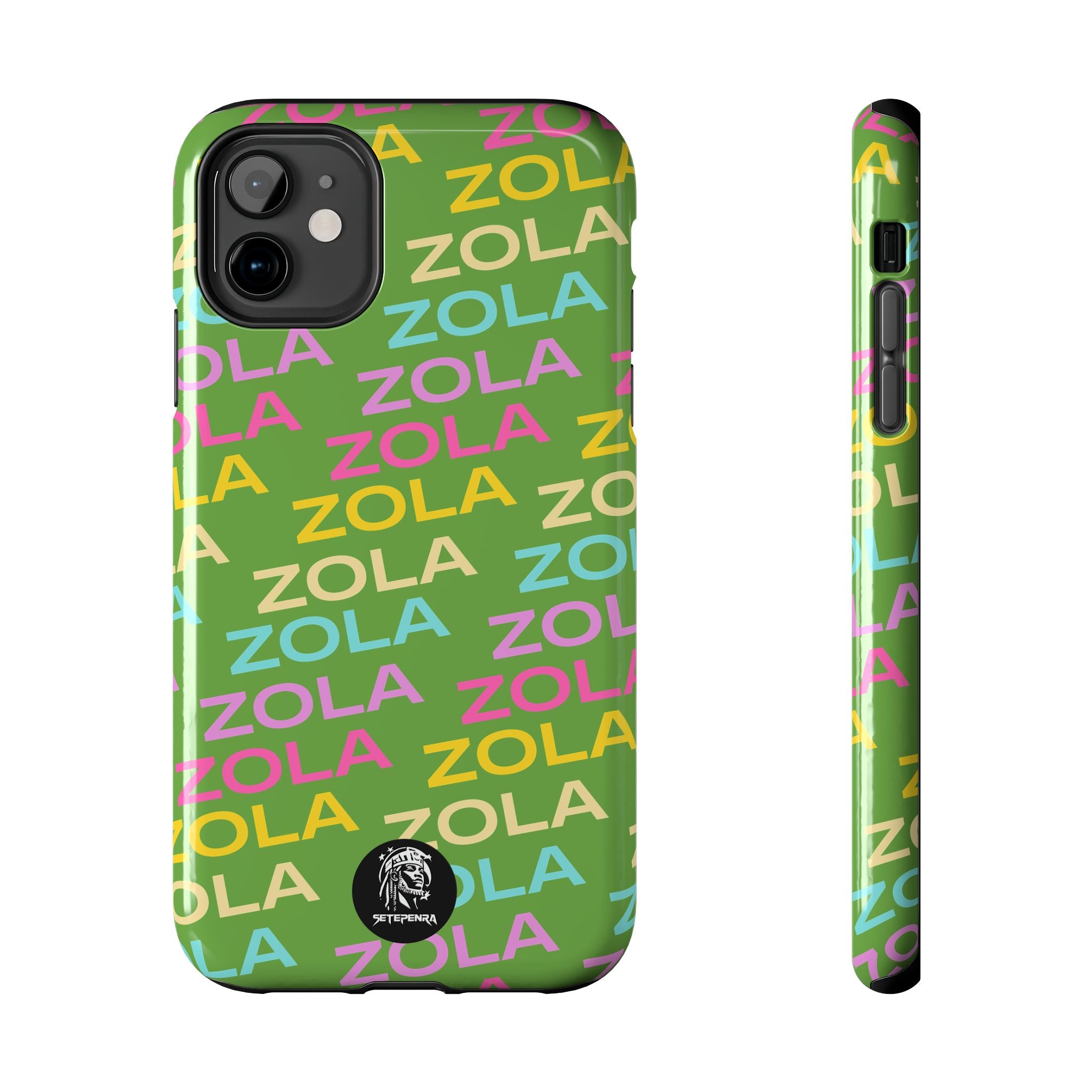 Zola Tough Phone Case (For iPhone, Galaxy & More) - Green SETEPENRA Phone Case.
