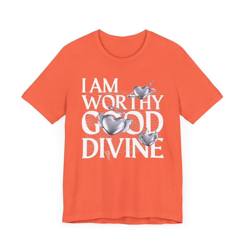 I AM WORTHY GOOD DIVINE Unisex Jersey Short Sleeve Tee SETEPENRA T-Shirt.