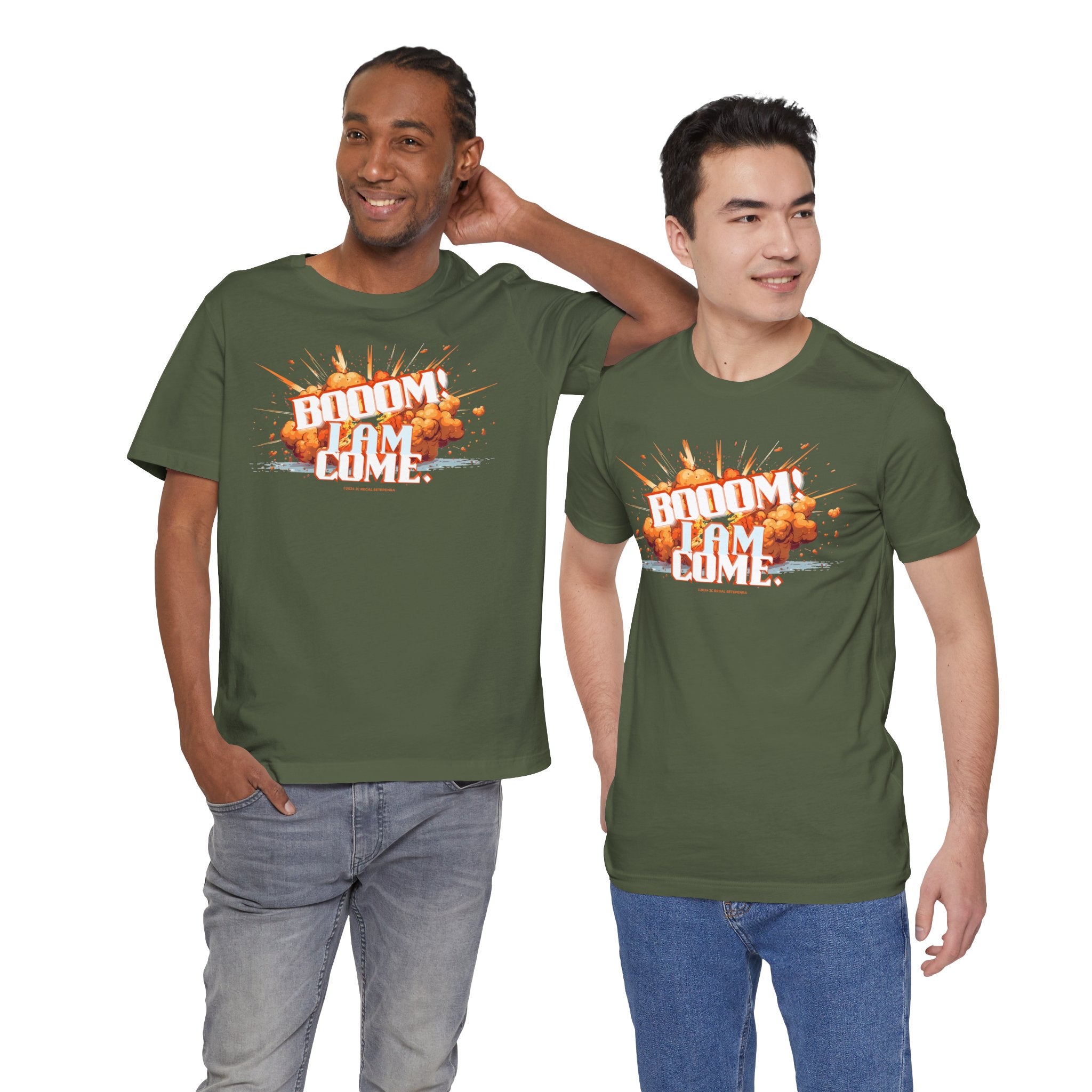 BOOOM! I AM COME Unisex Jersey Short Sleeve Tee
