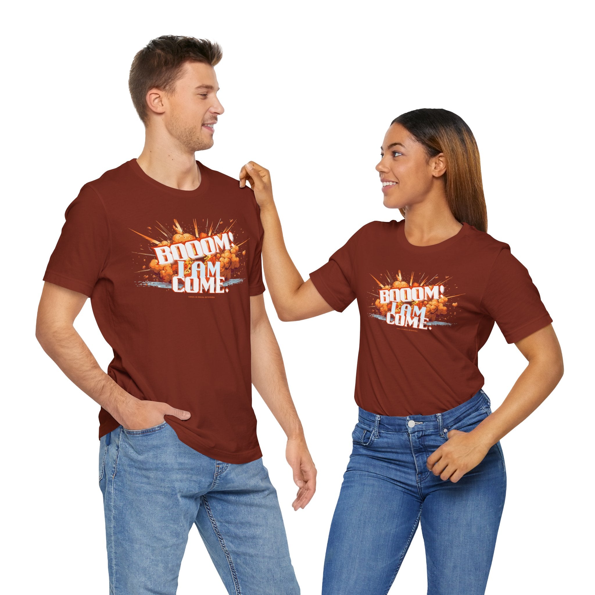 BOOOM! I AM COME Unisex Jersey Short Sleeve Tee