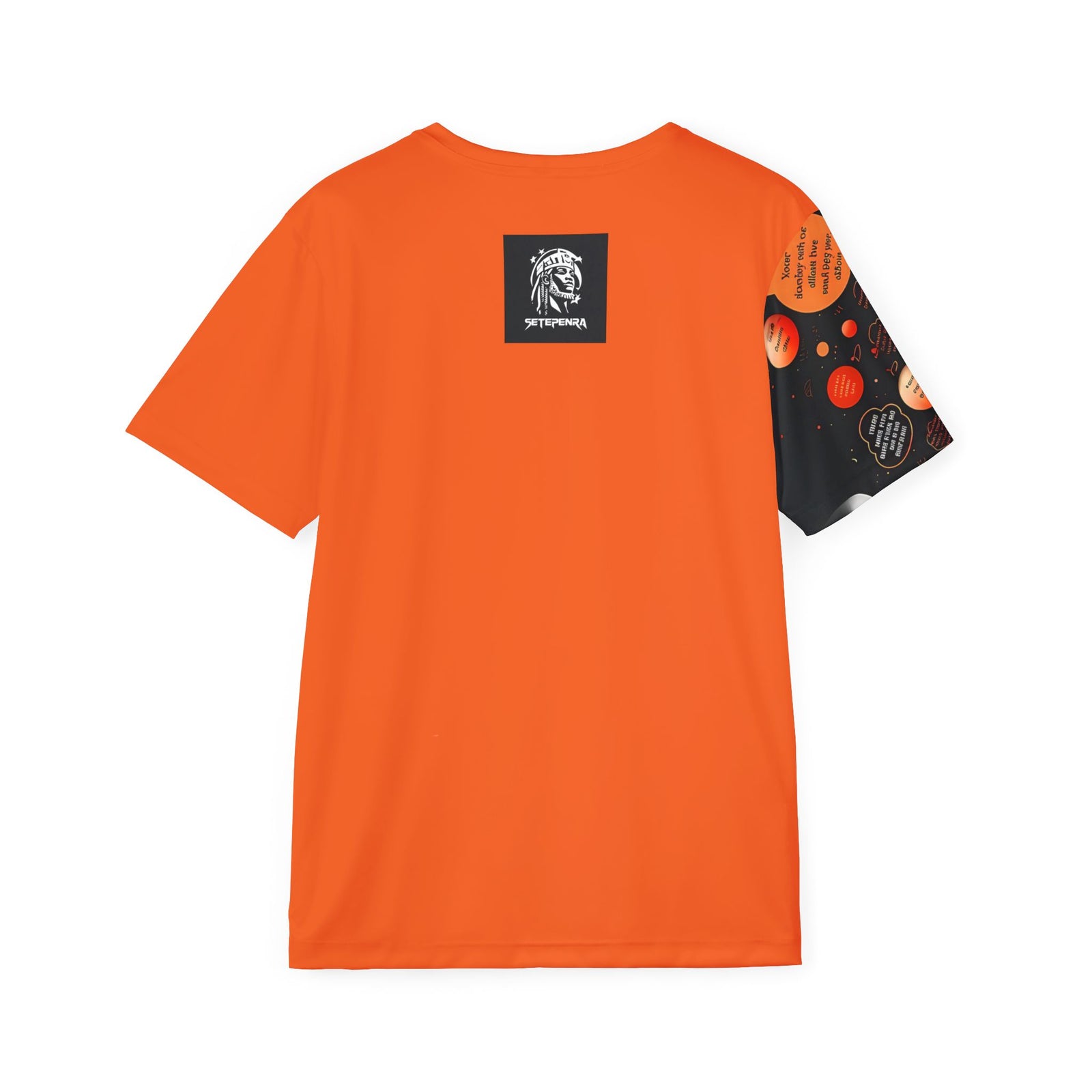 Mind Your Words Men's Sports Jersey (Orange) SETEPENRA All Over Prints.