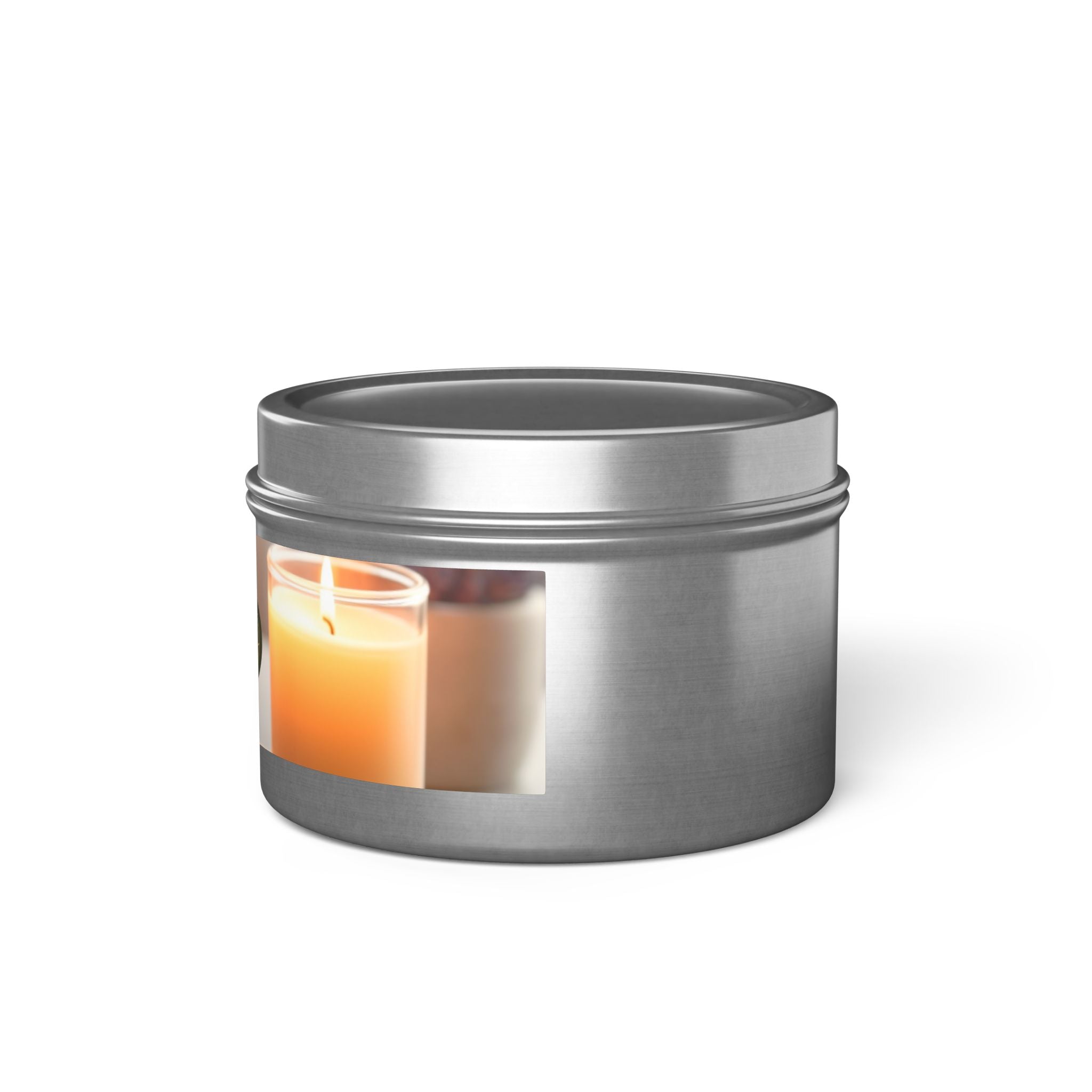 Scintillating Scents by SETEPENRA Tin Candles - Gold, Silver, Black (4oz, 8oz)