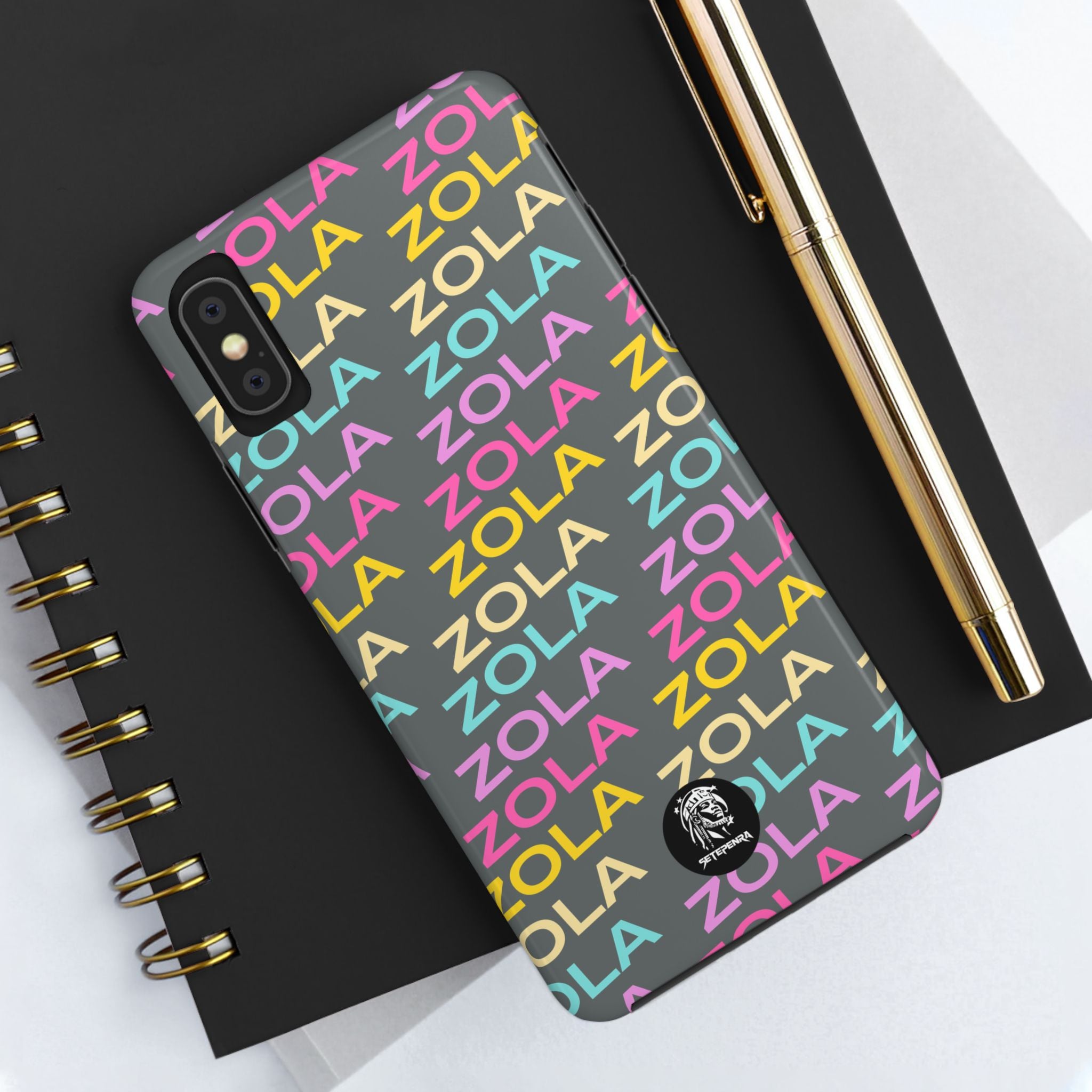 Zola Tough Phone Case (For iPhone, Galaxy & More) - Dark Grey