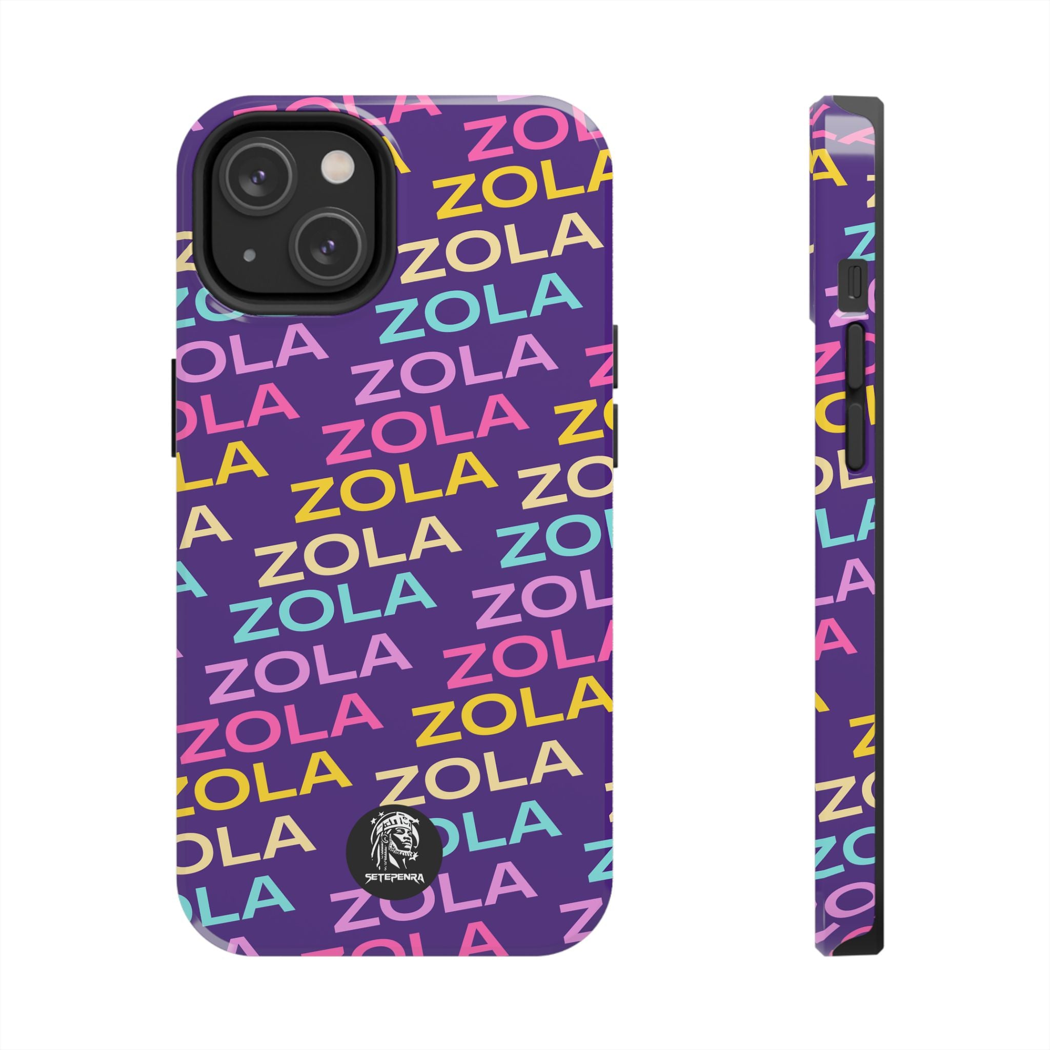 Zola Tough Phone Case (For iPhone, Galaxy & More) - Purple SETEPENRA Phone Case.