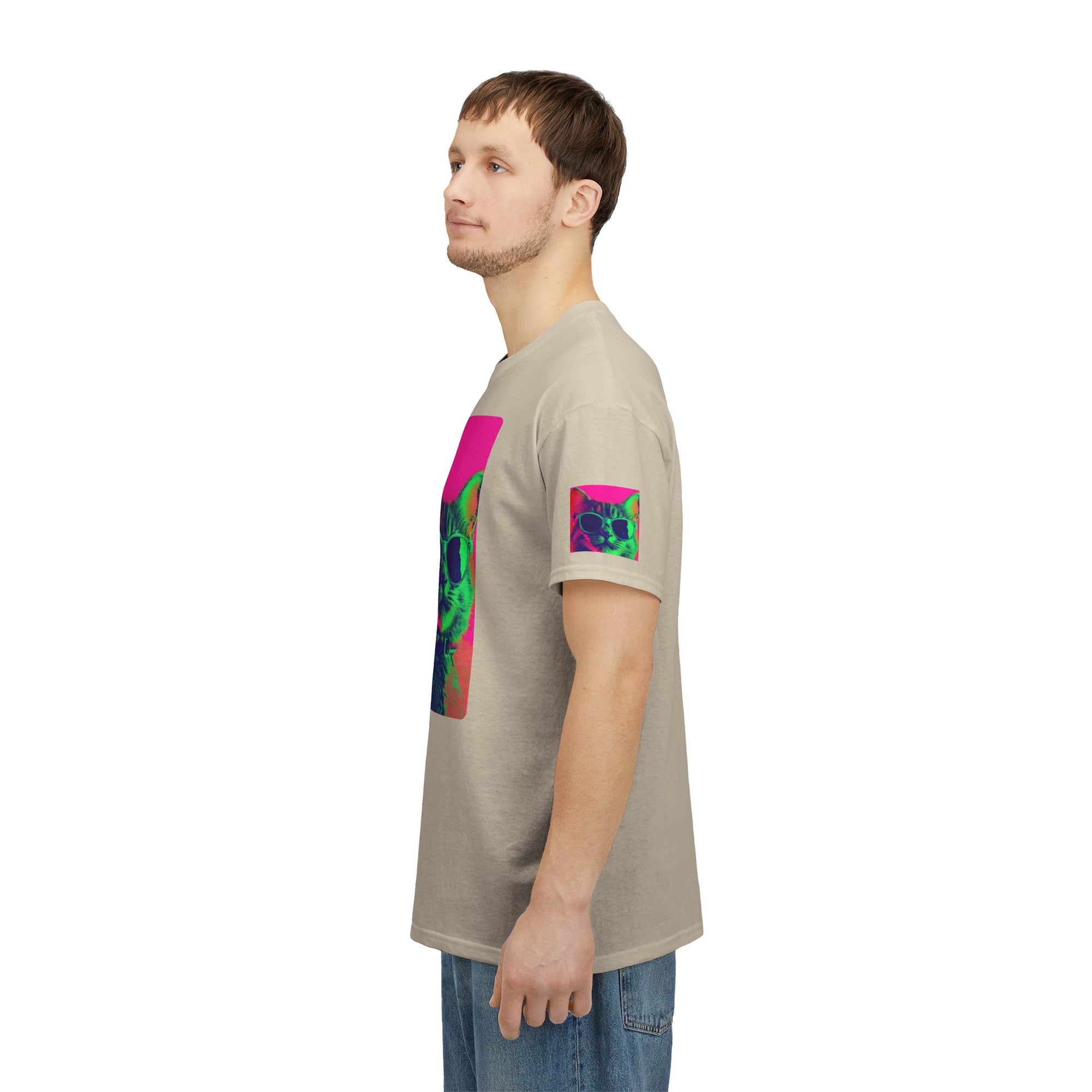 Cool Cat (Whiskers 1) Unisex Heavy Cotton Tee