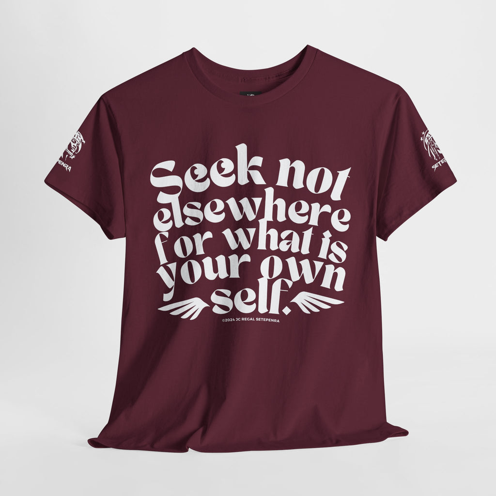 Seek Not Elsewhere Unisex Heavy Cotton Tee