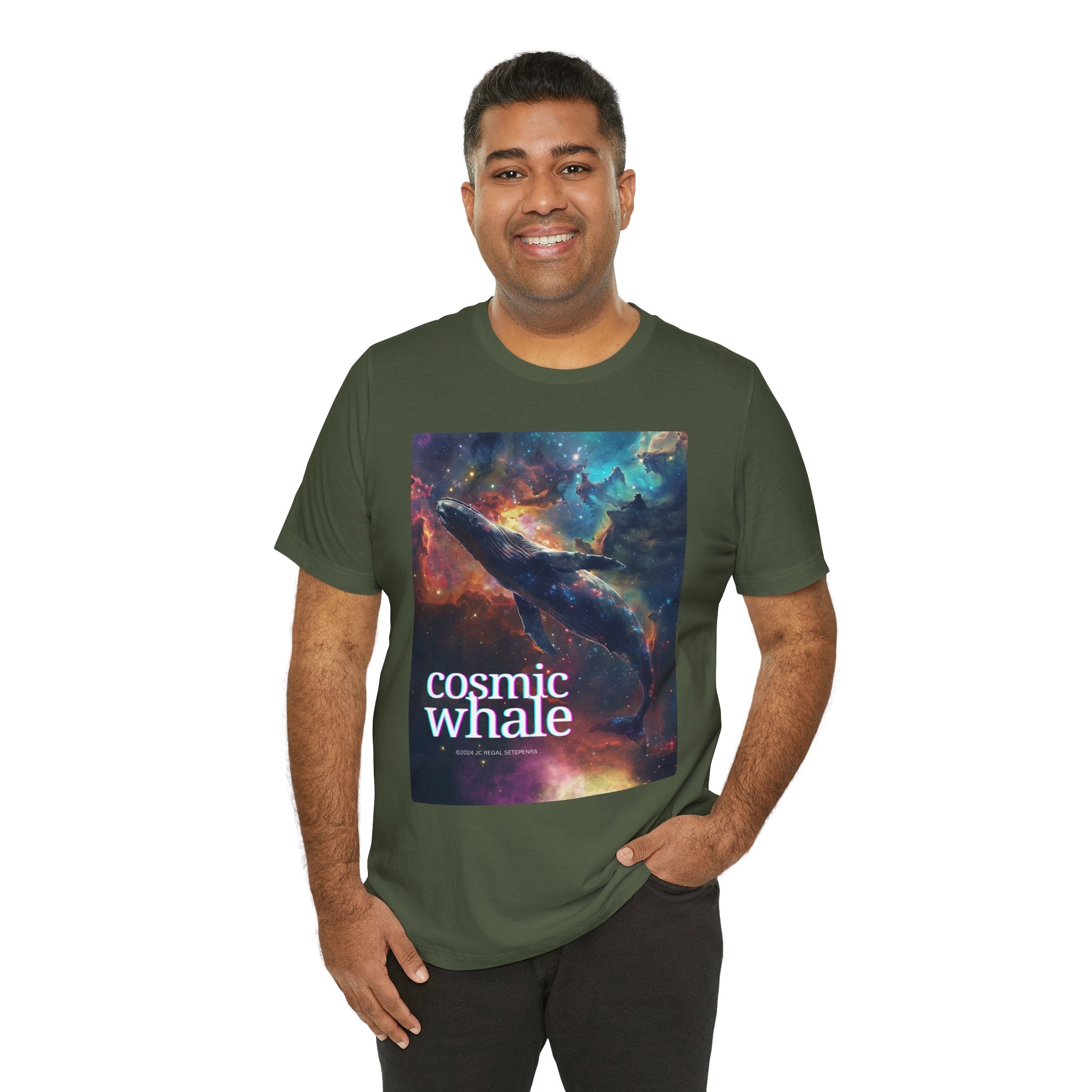 Cosmic Whale Unisex Jersey Short Sleeve Tee
