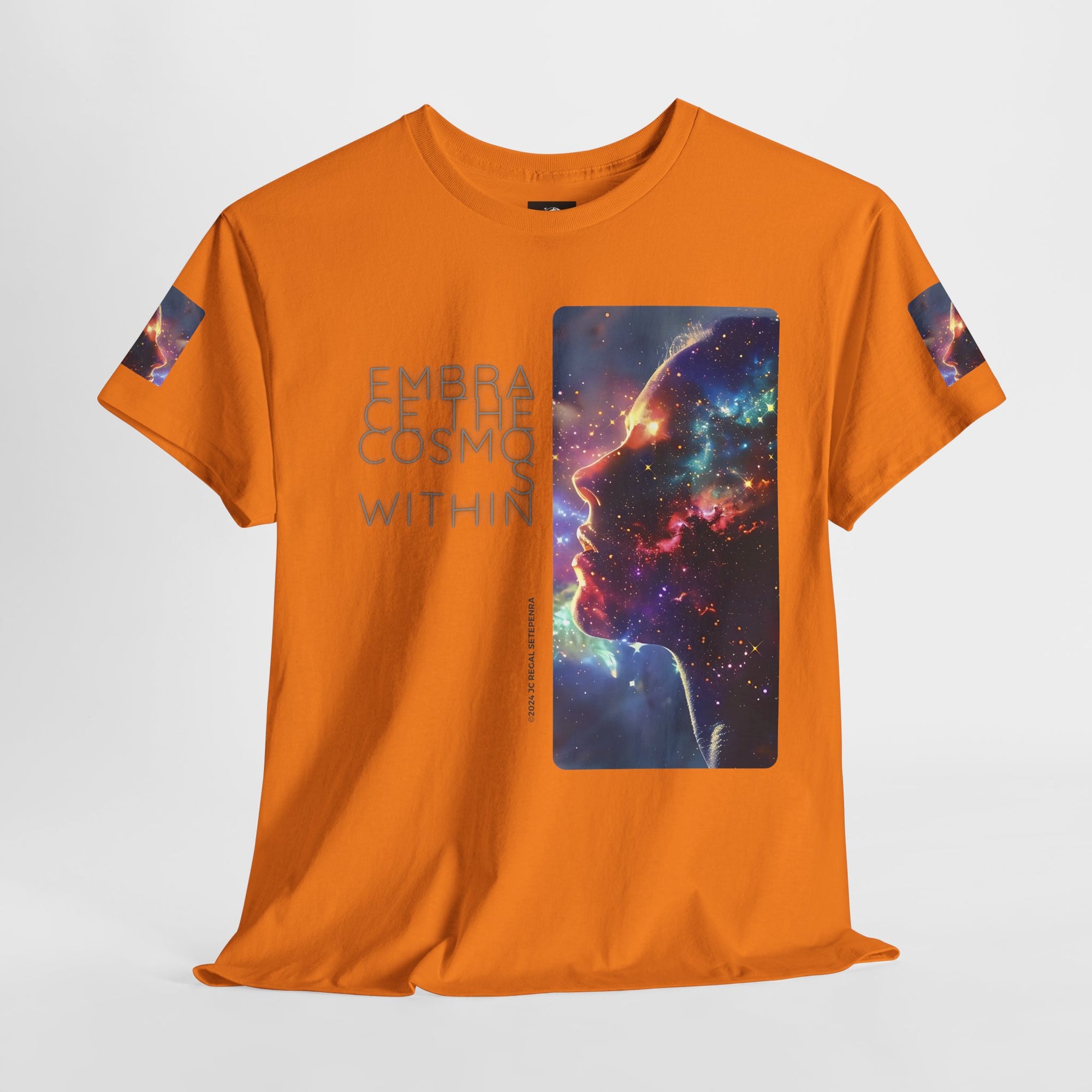 Embrace The Cosmos Within Unisex Heavy Cotton Tee