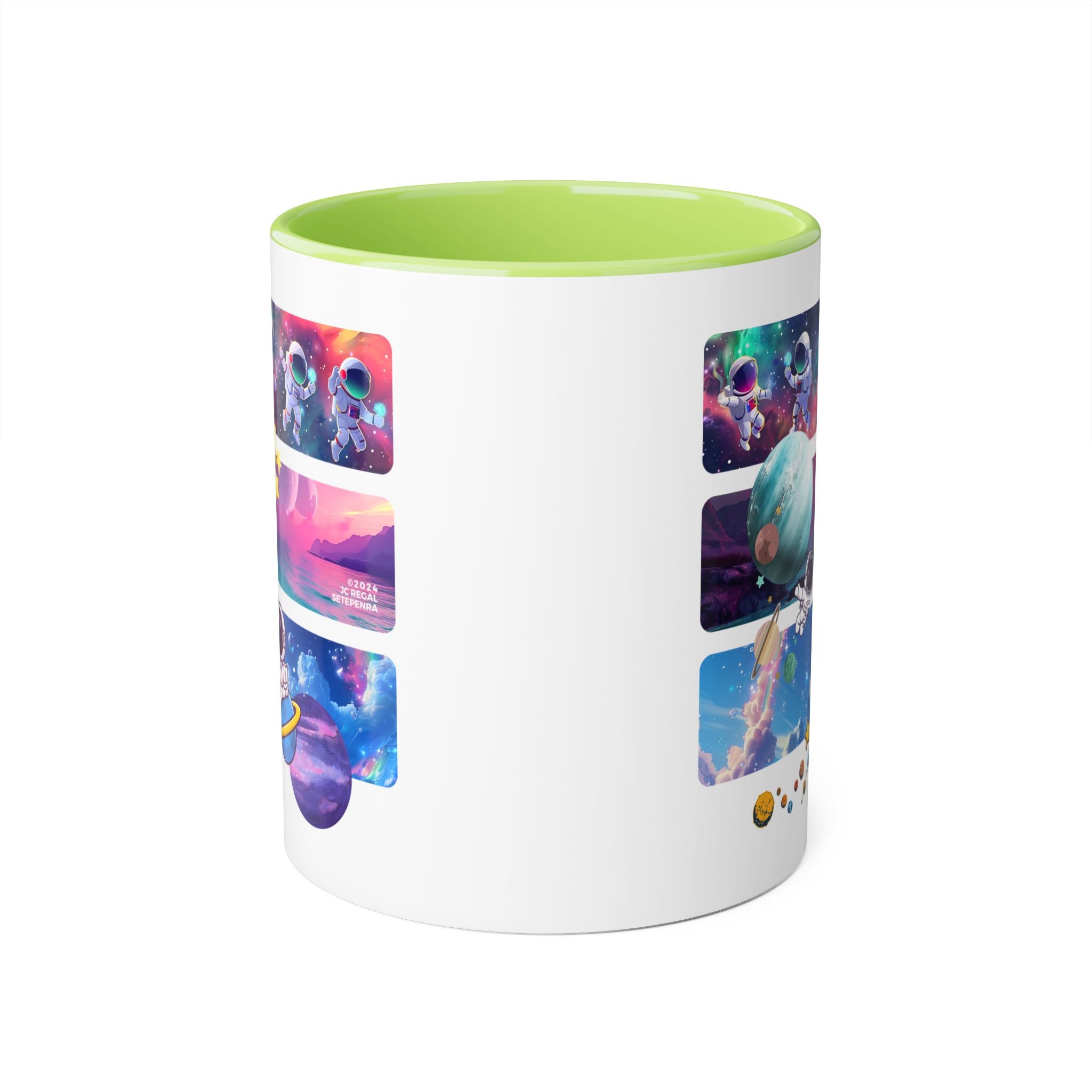 Astro Cosmo Accent Mug, 11oz (Various Colors)