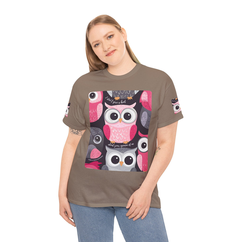 Don't Give A Hoot Unisex Heavy Cotton Tee