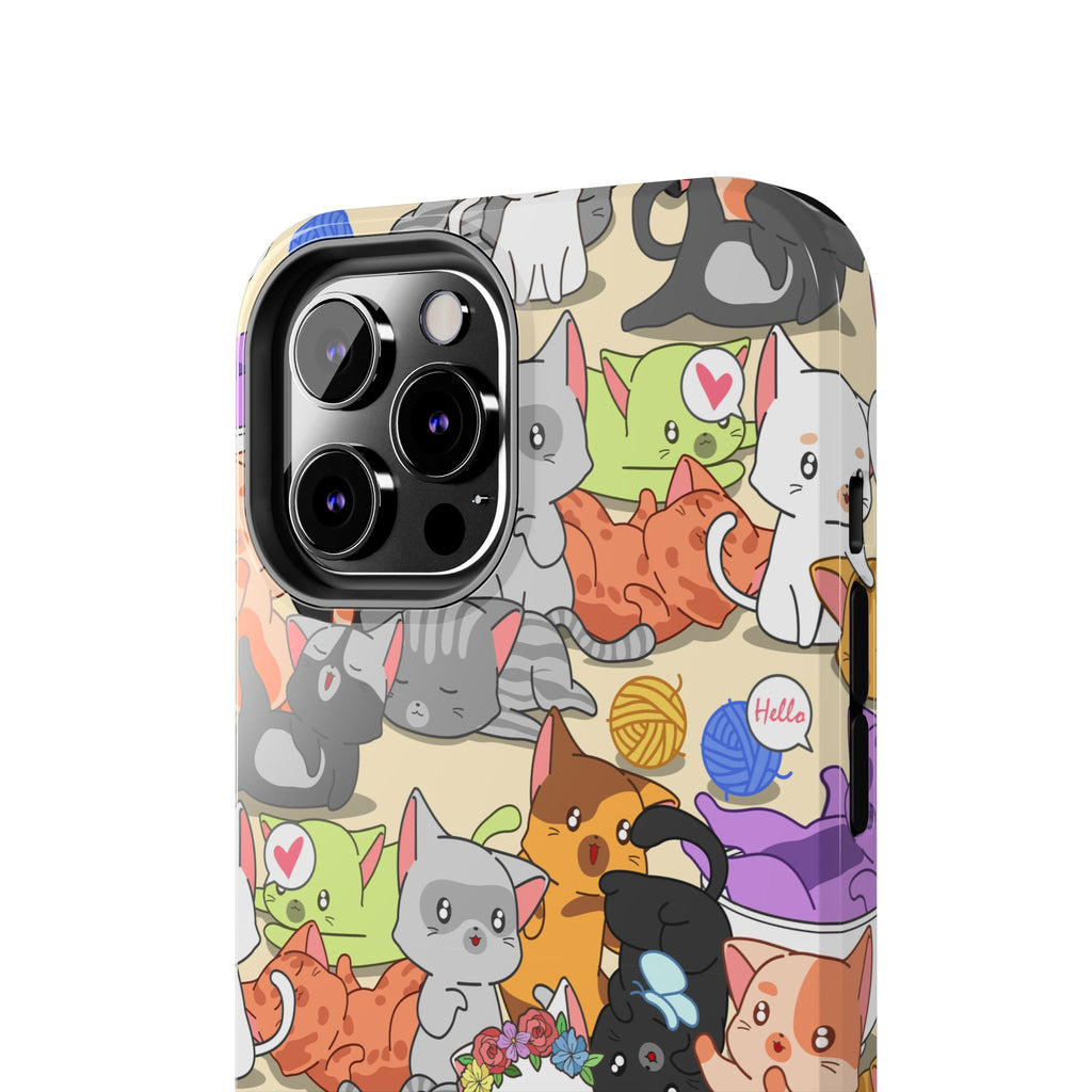 Cats A Lot Tough Phone Case (For iPhone, Galaxy & More)