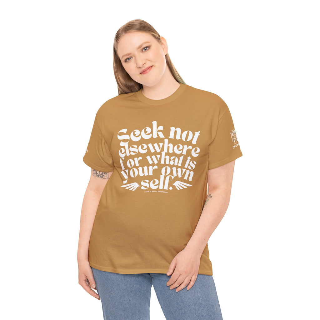 Seek Not Elsewhere Unisex Heavy Cotton Tee