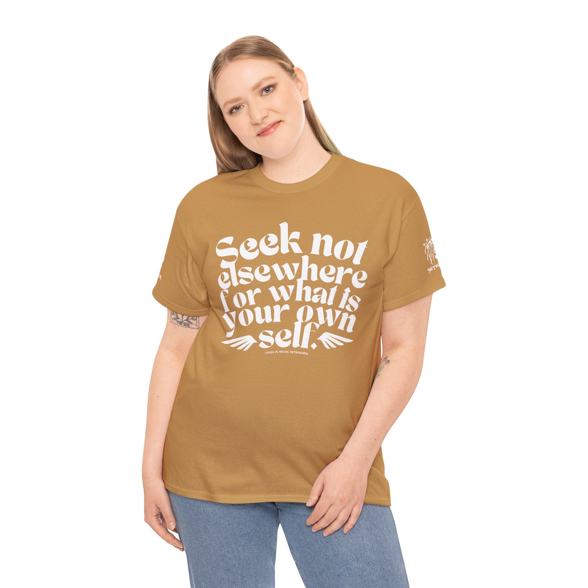 Seek Not Elsewhere Unisex Heavy Cotton Tee