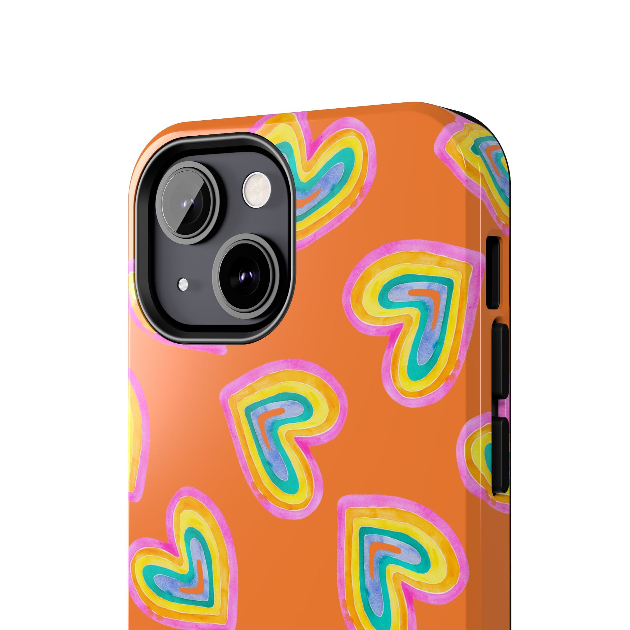 Rainbow Heart Tough Phone Case (For iPhone, Galaxy & More) - Crusta