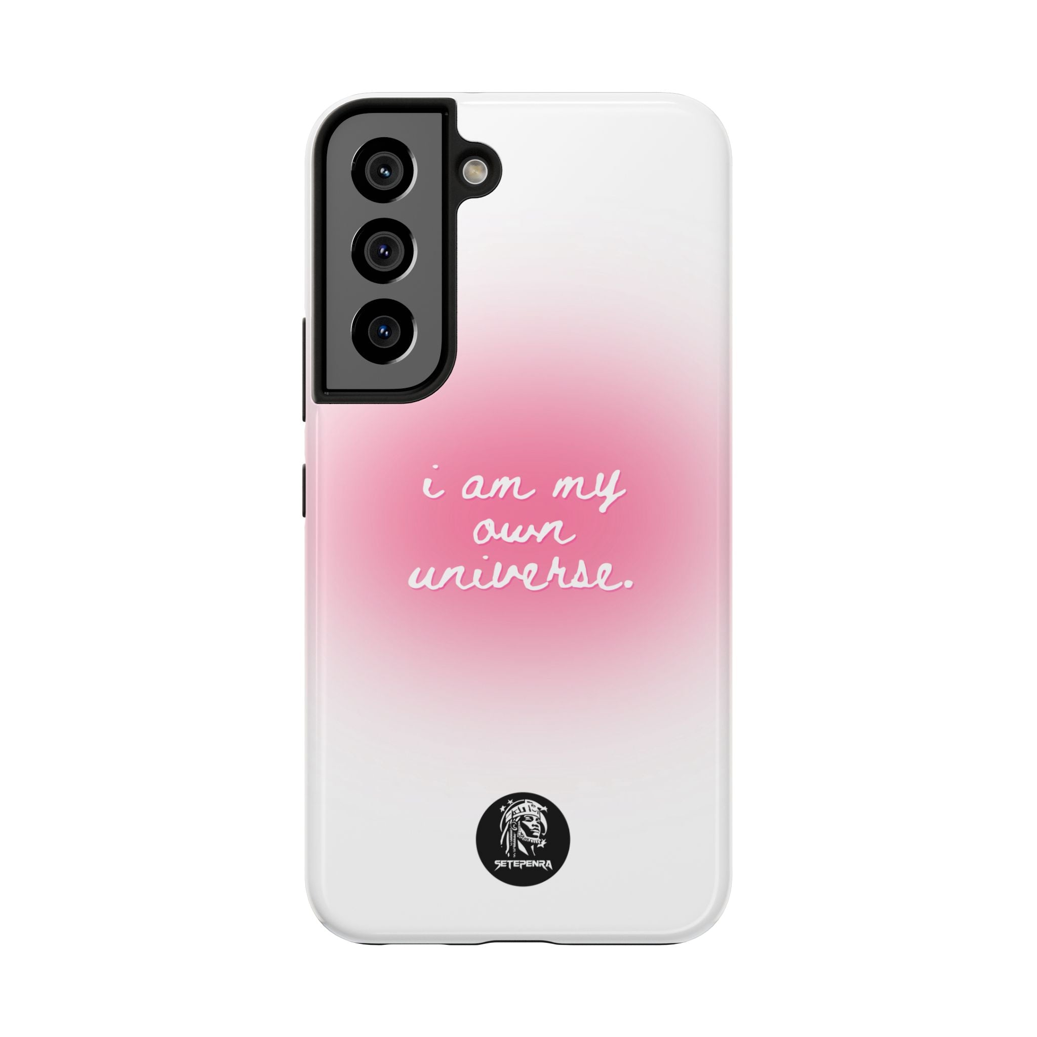 I Am My Own Universe Tough Phone Case (For iPhone, Galaxy & More) - White