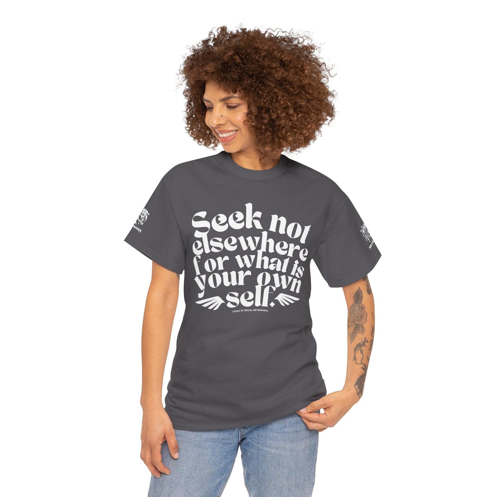 Seek Not Elsewhere Unisex Heavy Cotton Tee SETEPENRA T-Shirt.