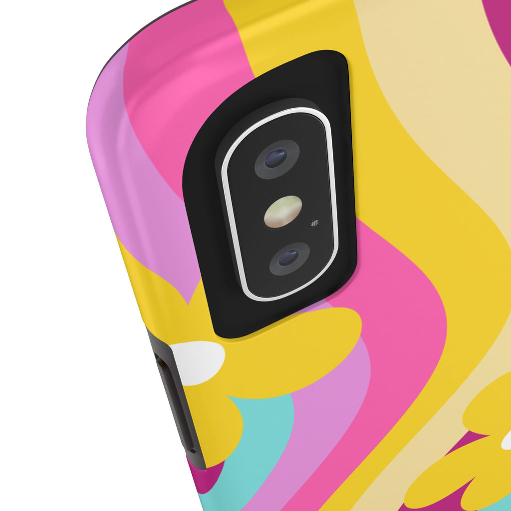 Zola Tough Phone Case (For iPhone, Galaxy & More) - Pink Wave