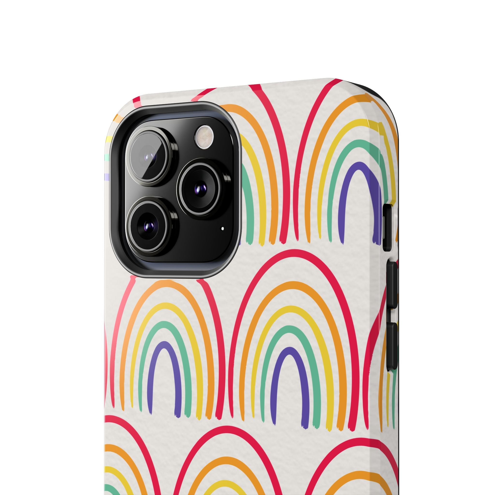 Retro Rainbow Tough Phone Case (For iPhone, Galaxy & More)