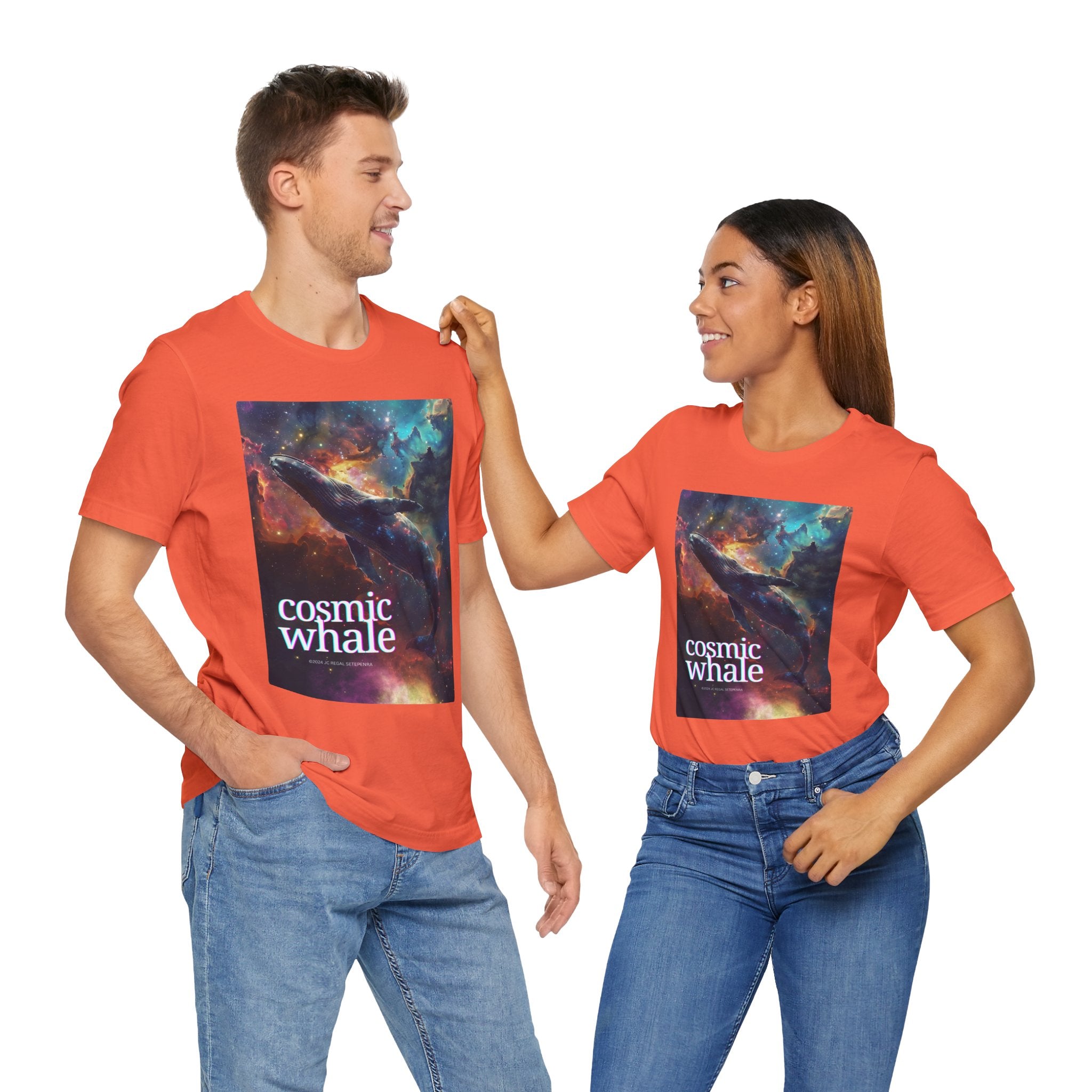 Cosmic Whale Unisex Jersey Short Sleeve Tee