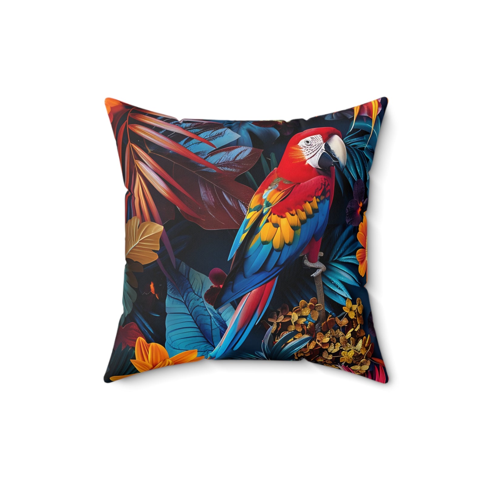 Tropican Retreat (Scene 3) Faux Suede Square Pillow SETEPENRA Home Decor.