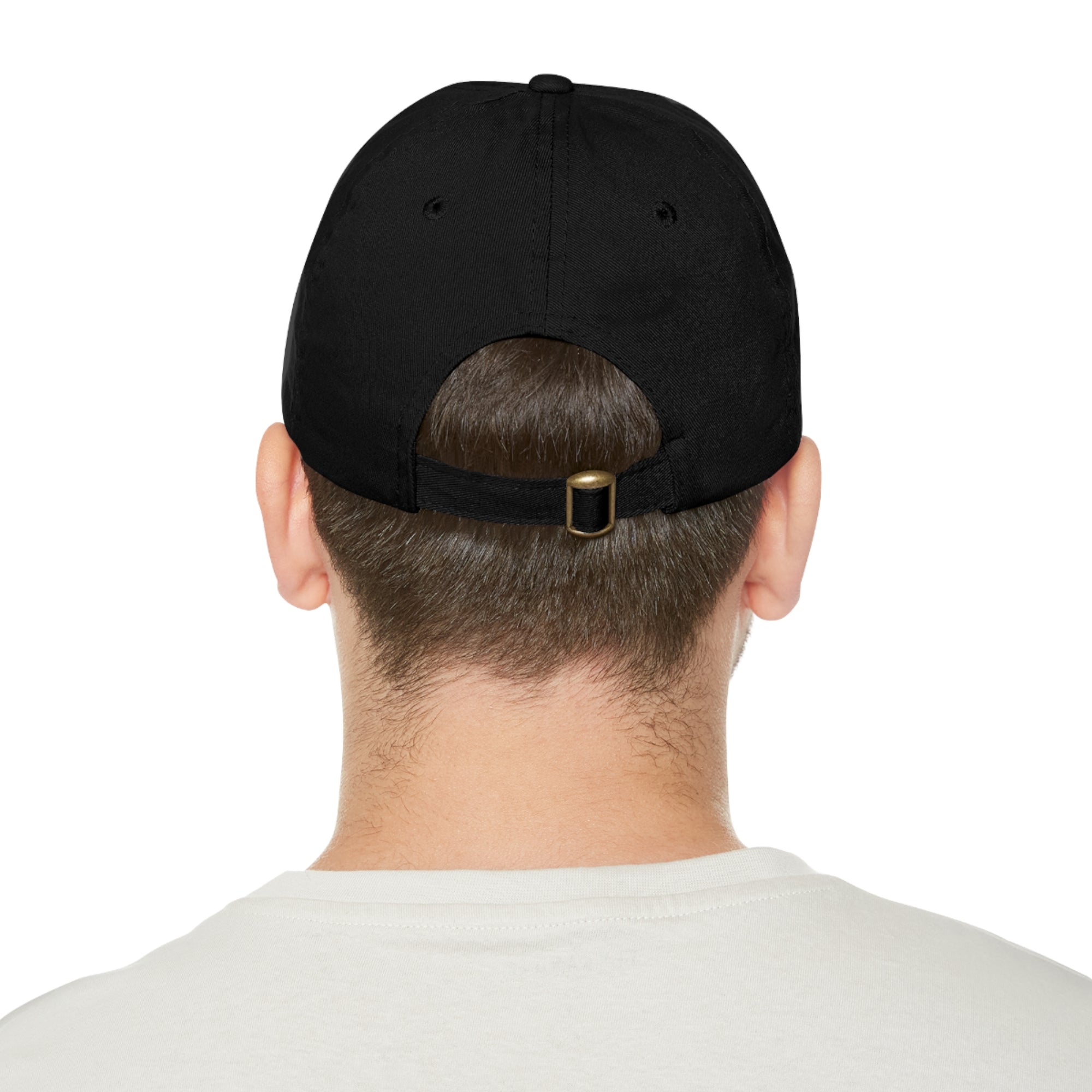 SETEPENRA Dad Hat with Leather Patch (Round) SETEPENRA Hats.