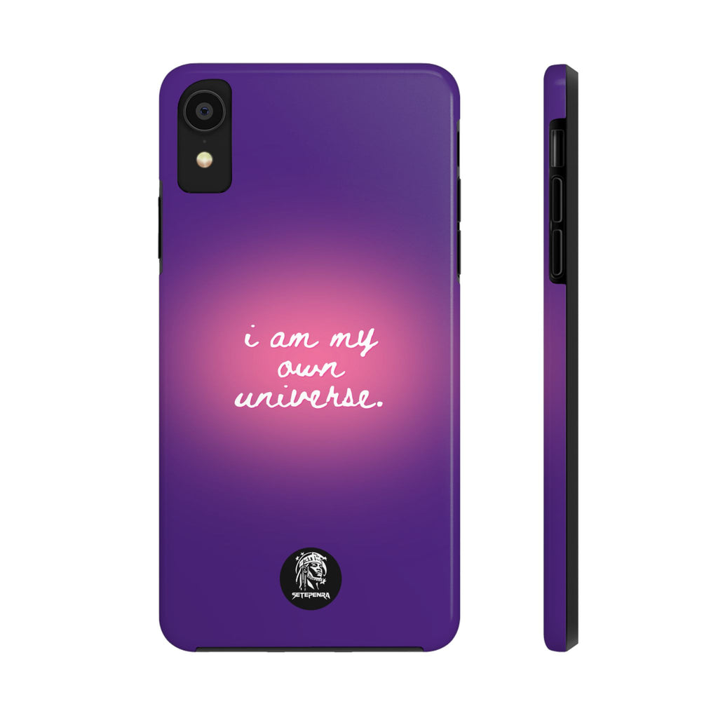 I Am My Own Universe Tough Phone Case (For iPhone, Galaxy & More) - Purple SETEPENRA Phone Case.