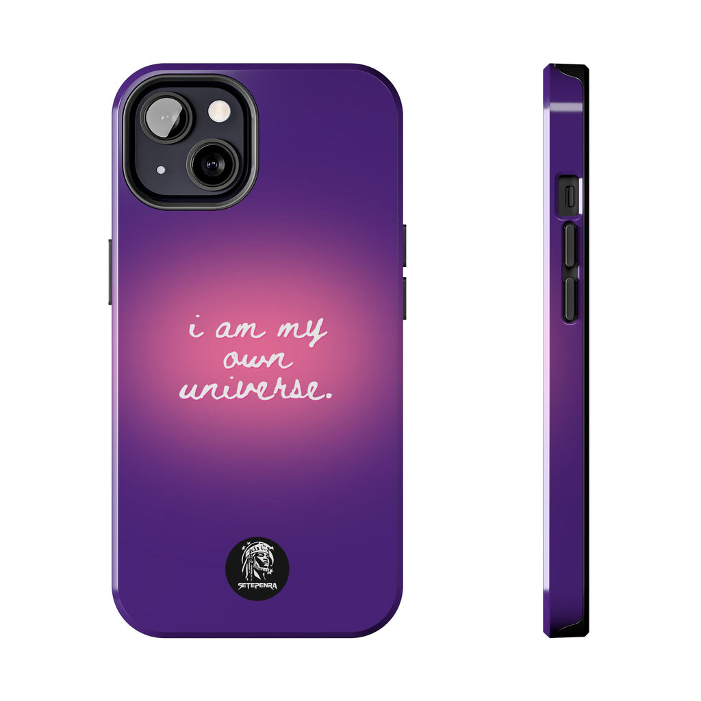 I Am My Own Universe Tough Phone Case (For iPhone, Galaxy & More) - Purple SETEPENRA Phone Case.