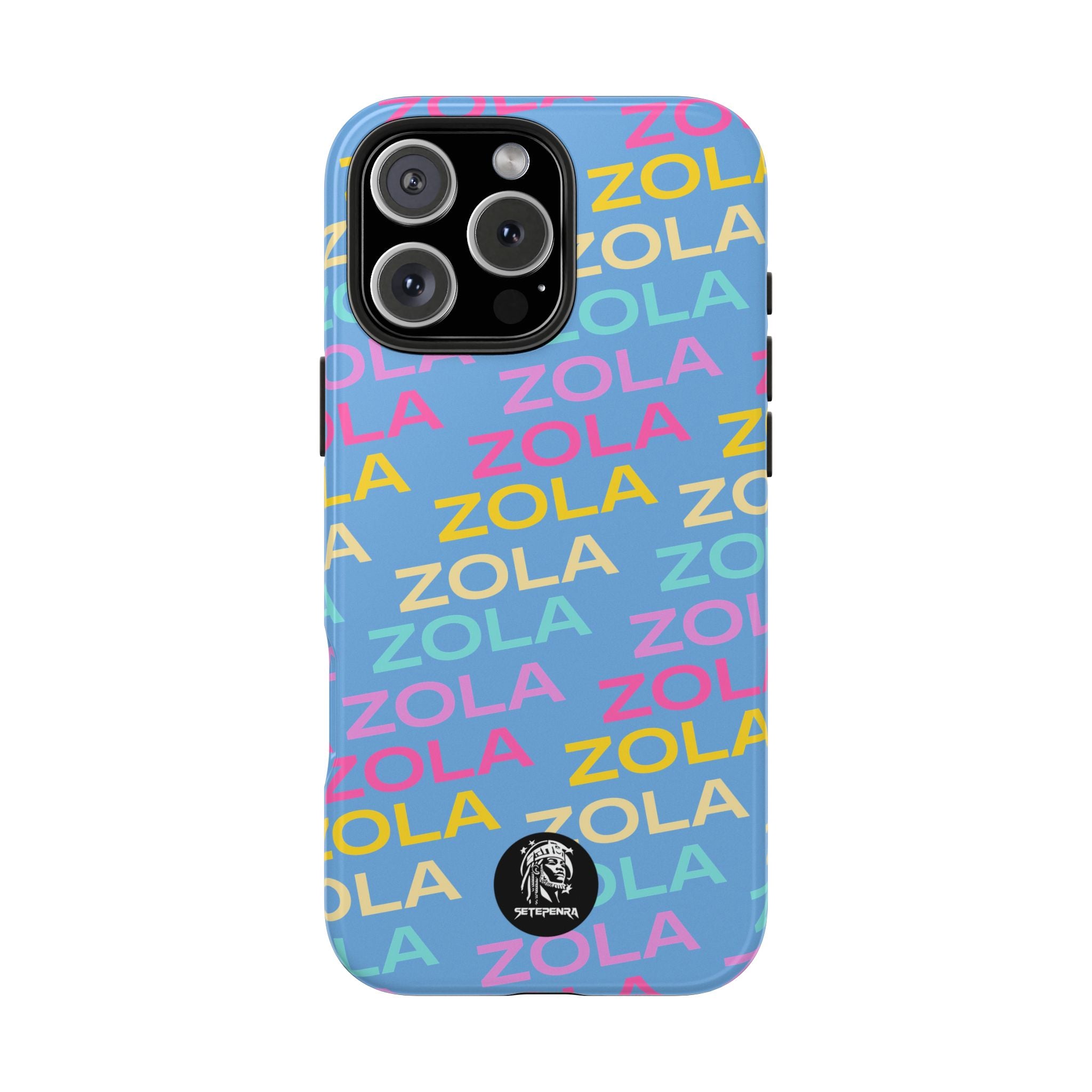 Zola Tough Phone Case (For iPhone, Galaxy & More) - Light Blue