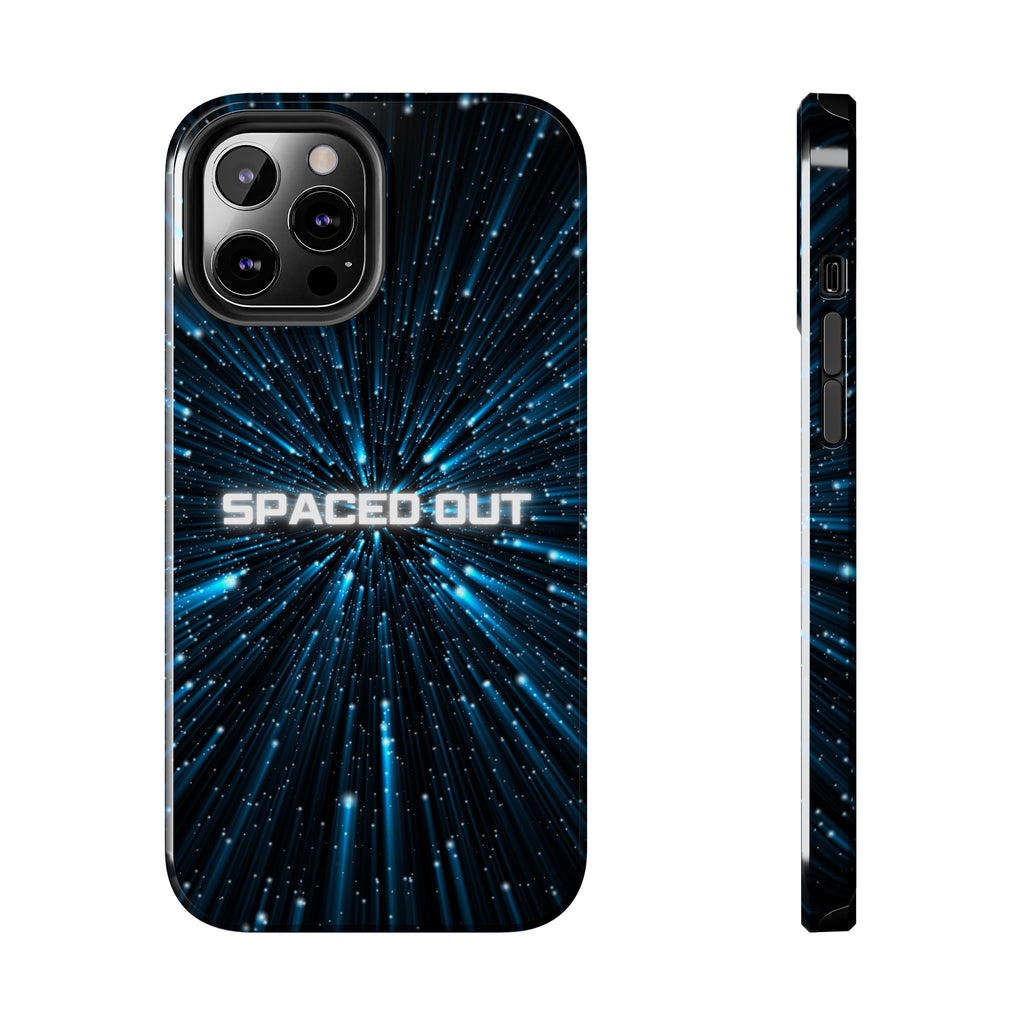 Spaced Out Tough Phone Case — Cosmic Space Warp Protective Cover