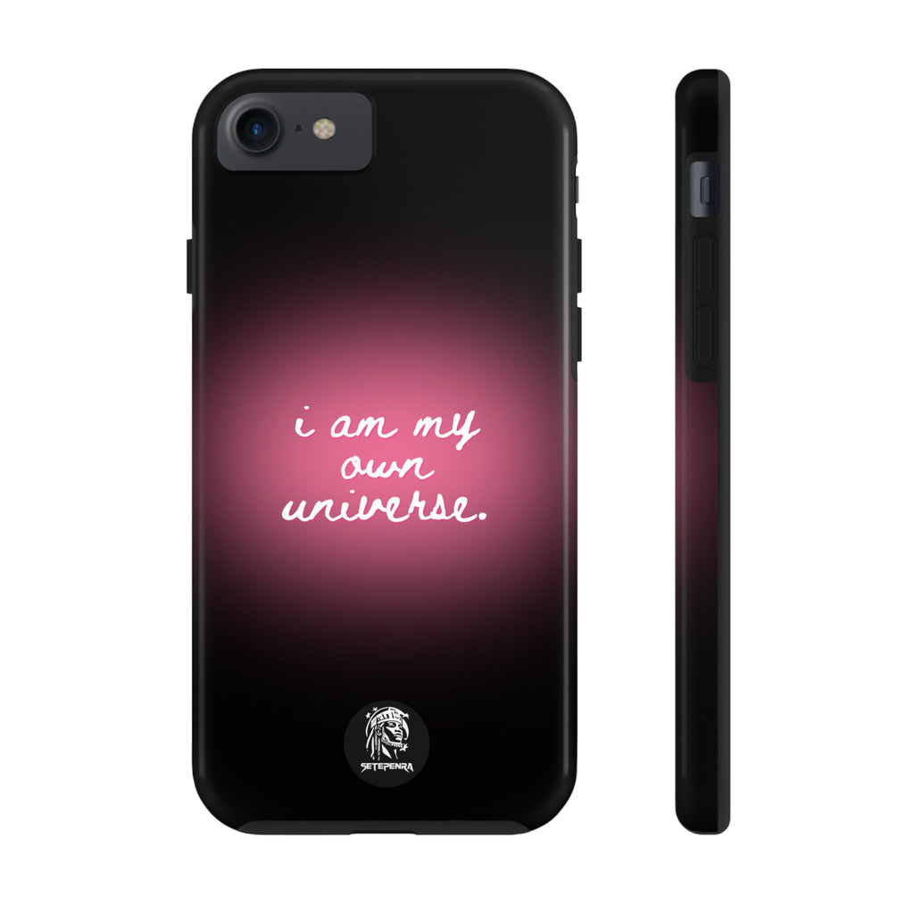 I Am My Own Universe Tough Phone Case (For iPhone, Galaxy & More) - Black SETEPENRA Phone Case.