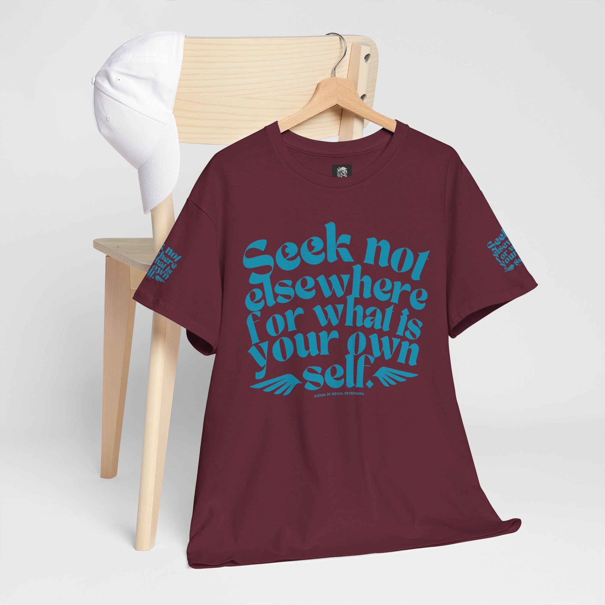 Seek Not Elsewhere (Aqua Edition) Unisex Heavy Cotton Tee
