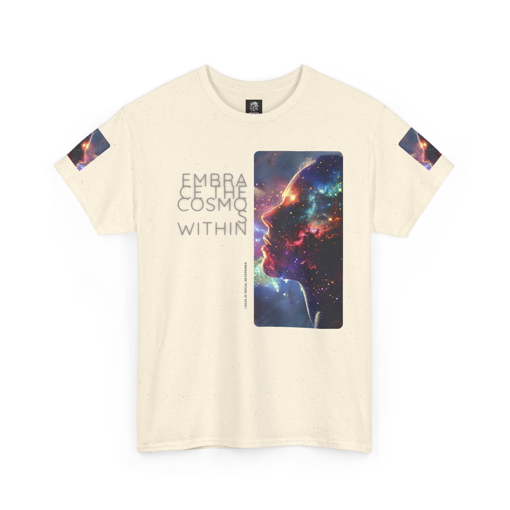 Embrace The Cosmos Within Unisex Heavy Cotton Tee